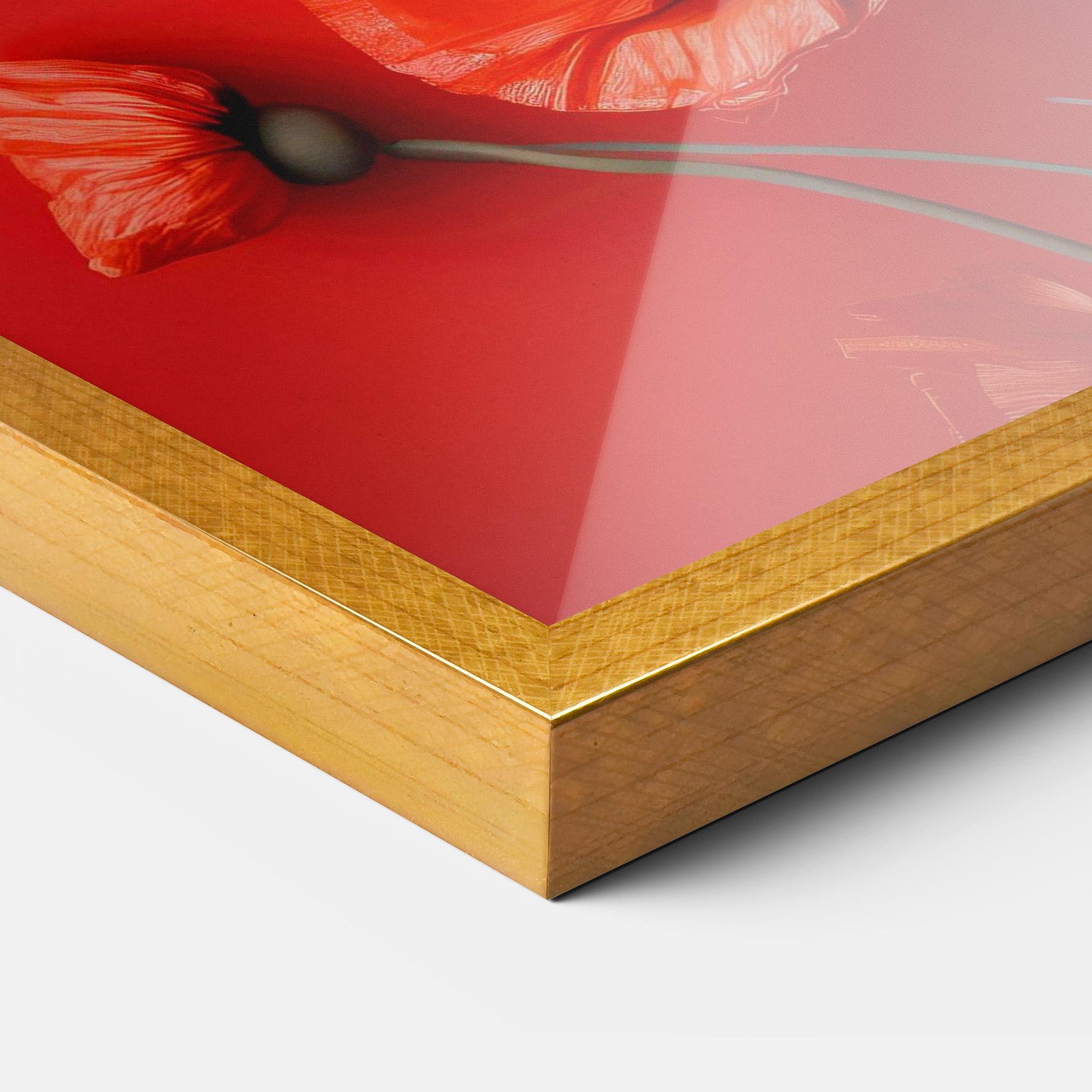 Plakat w Ramie Poppies On The Table mockup 3