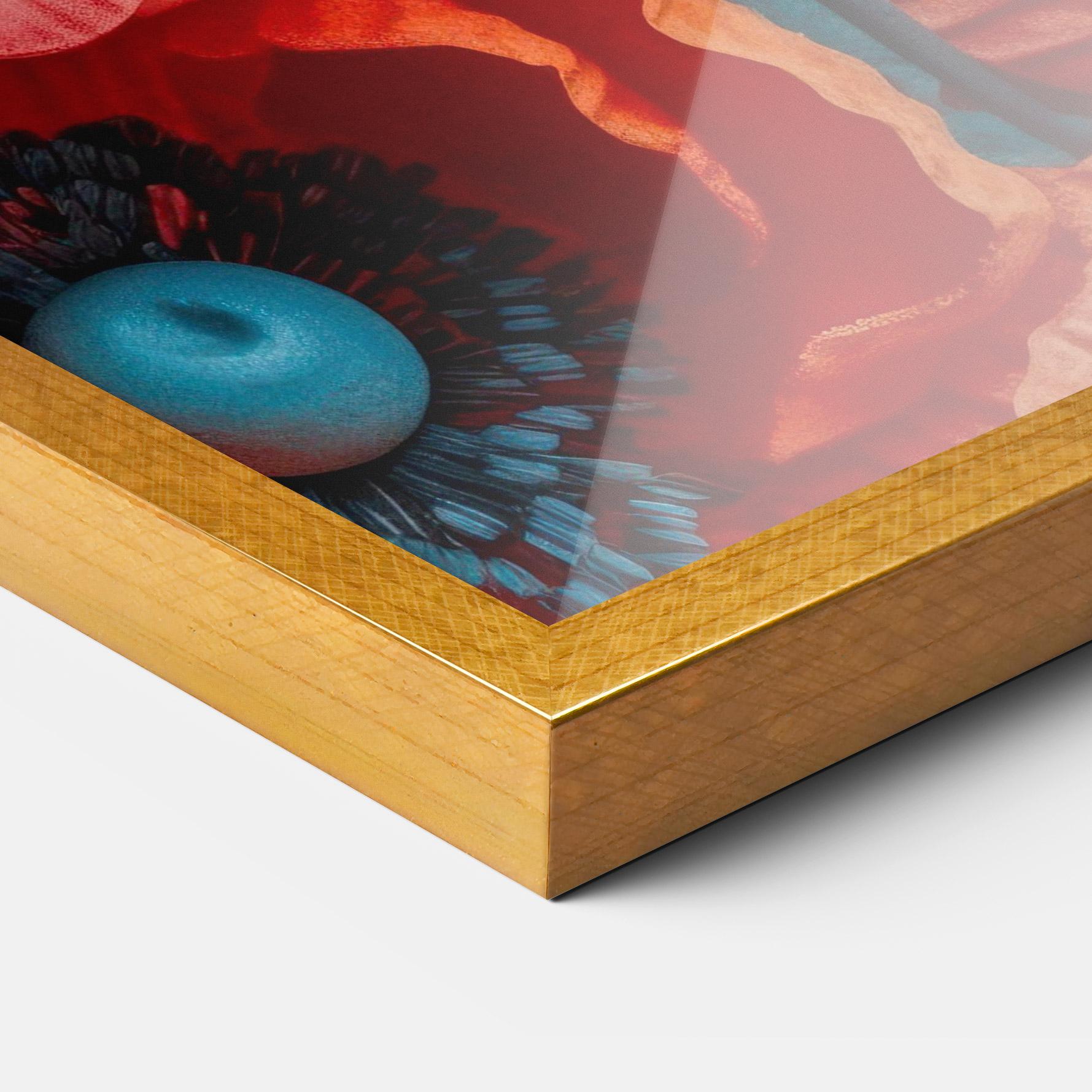 Plakat w Ramie Poppy Close Up mockup 3