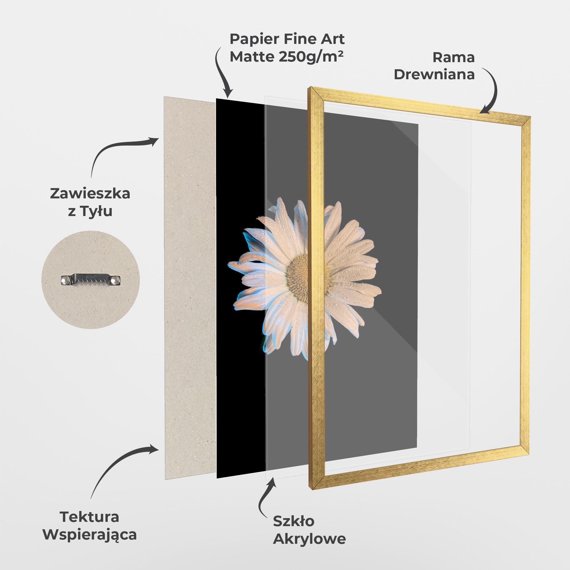 Plakat w Ramie Daisy mockup 1