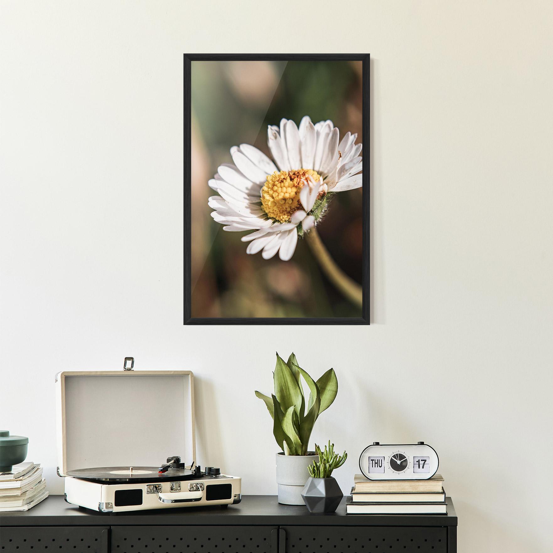 Plakat w Ramie Yellow Pastel Daisy mockup 2