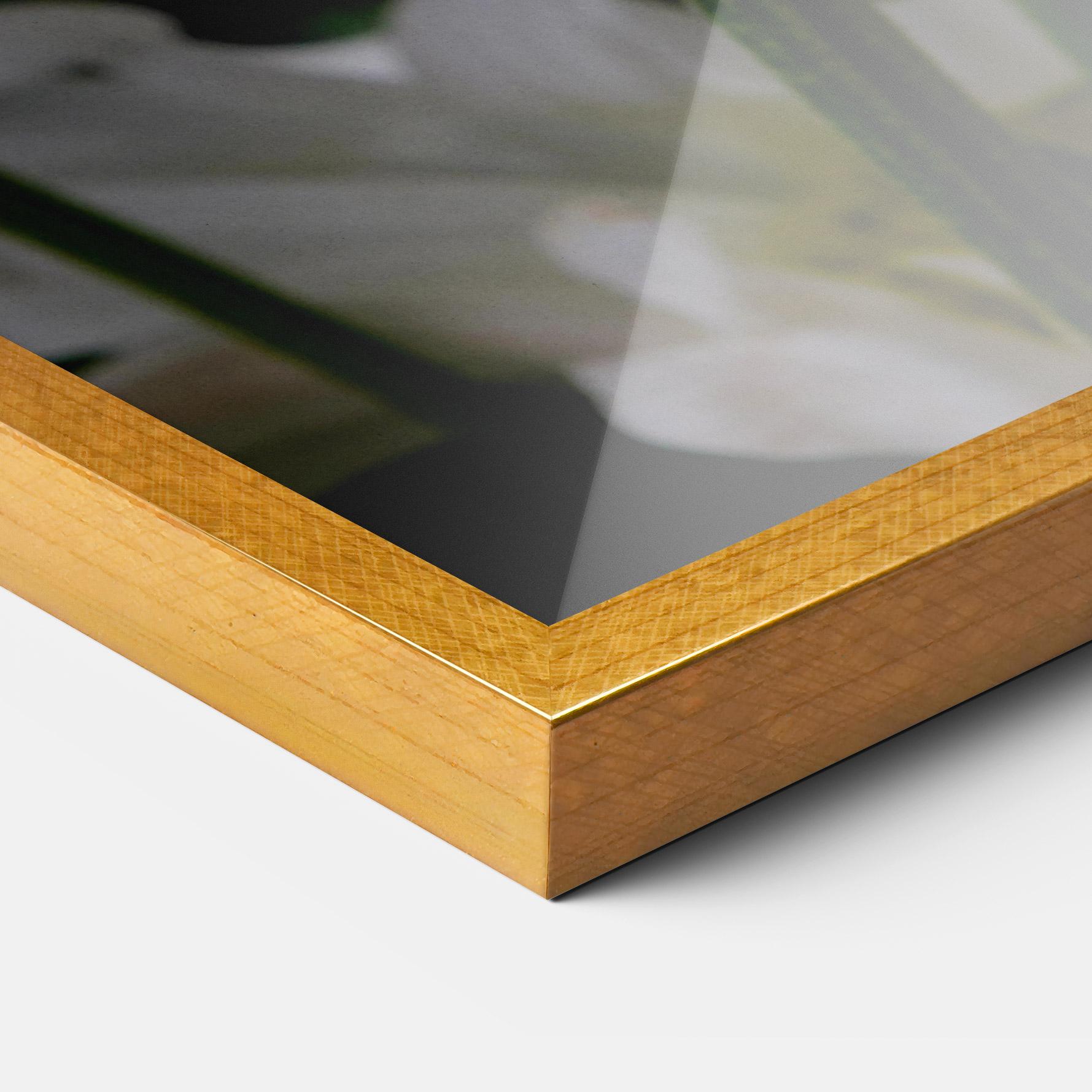 Plakat w Ramie Green Middle Daisy View mockup 3