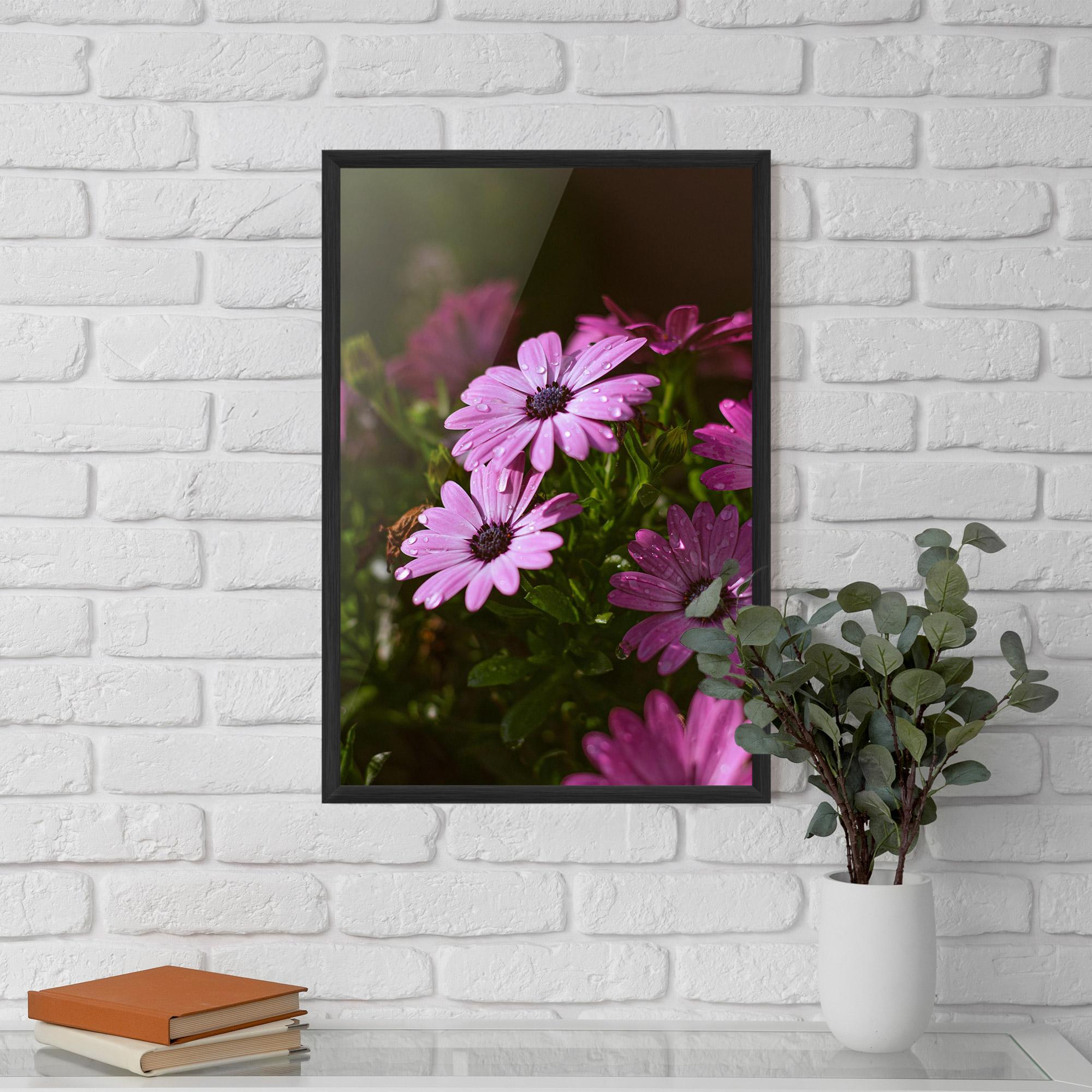 Plakat w Ramie Purple Daisy mockup 5