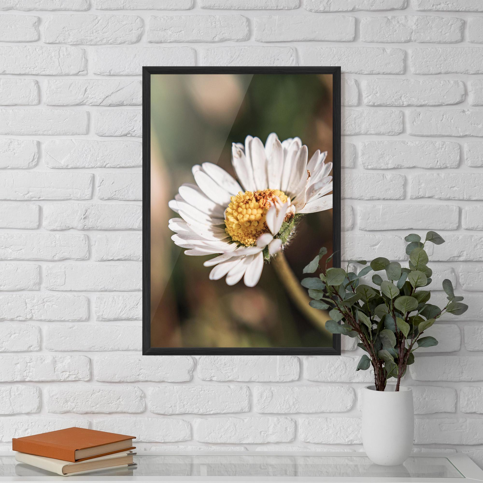 Plakat w Ramie Yellow Pastel Daisy mockup 5
