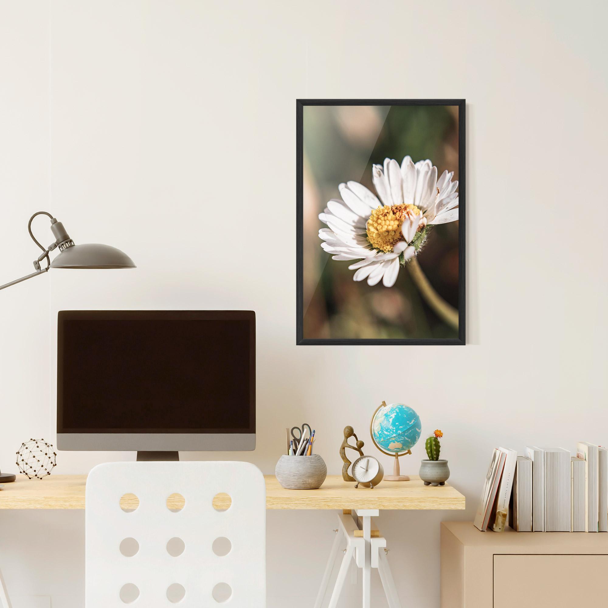 Plakat w Ramie Yellow Pastel Daisy mockup 6