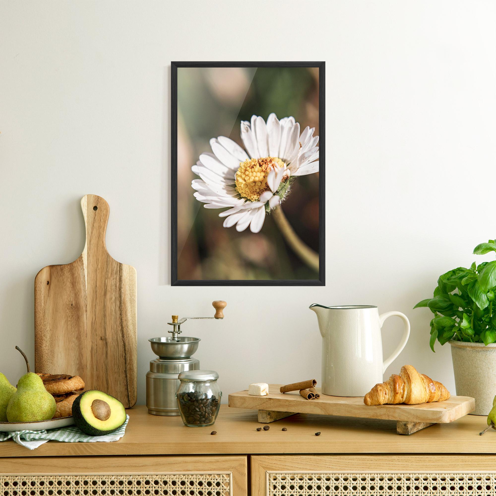Plakat w Ramie Yellow Pastel Daisy mockup 8