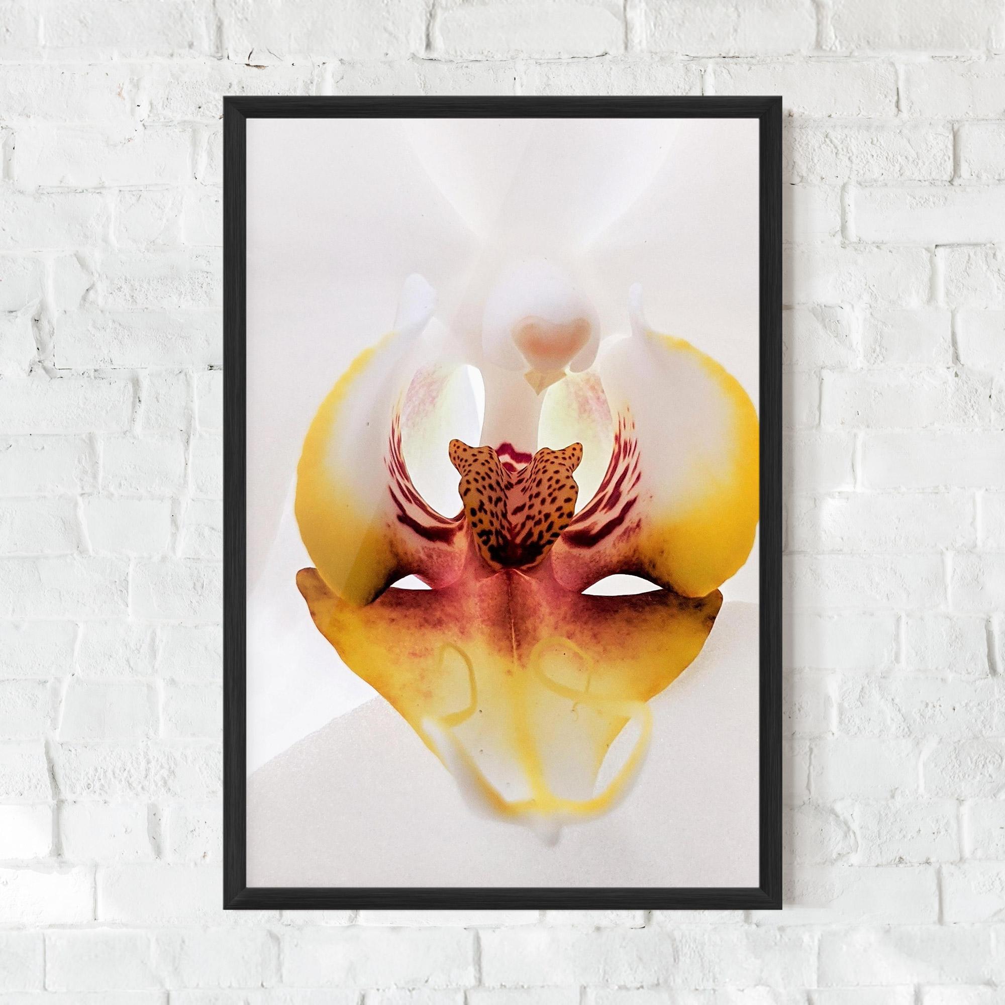 Plakat w Ramie Orchid Close Up mockup 0