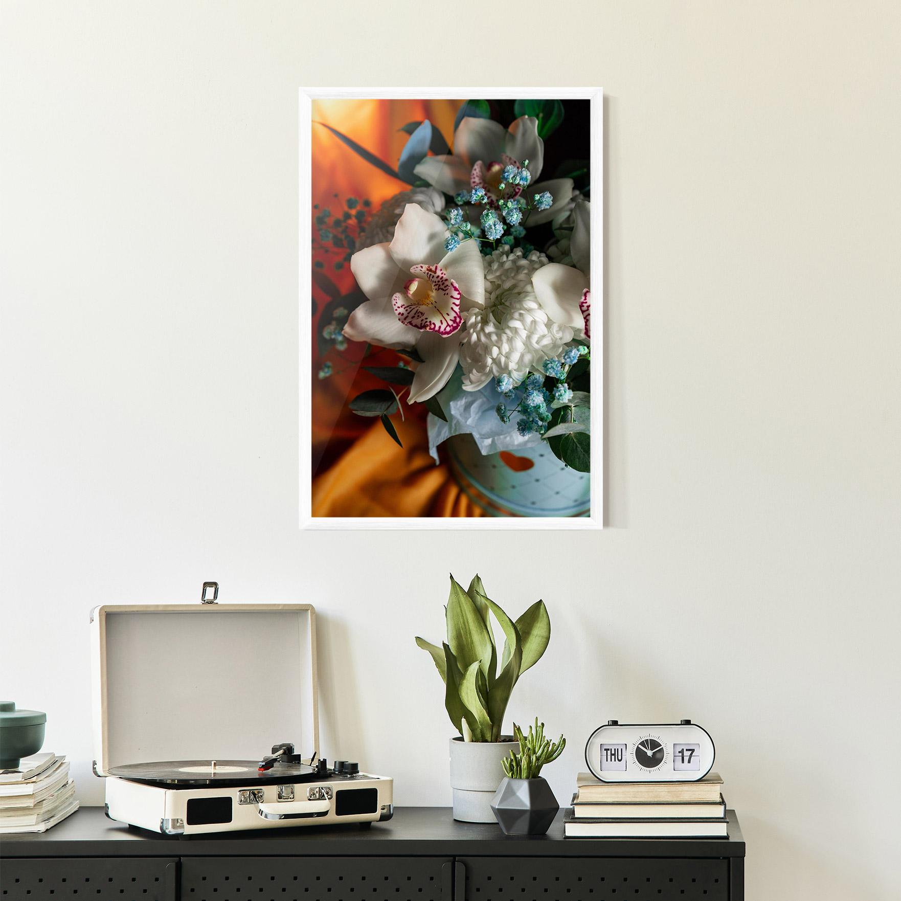 Plakat w Ramie Orchid In Vase mockup 2
