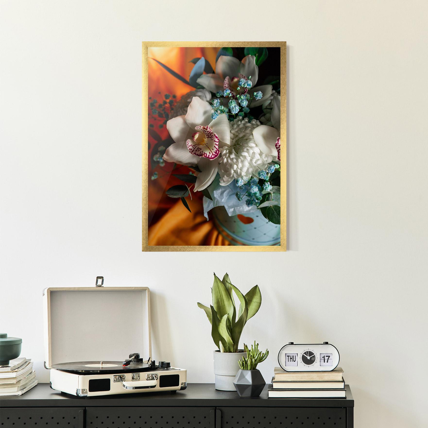 Plakat w Ramie Orchid In Vase mockup 2