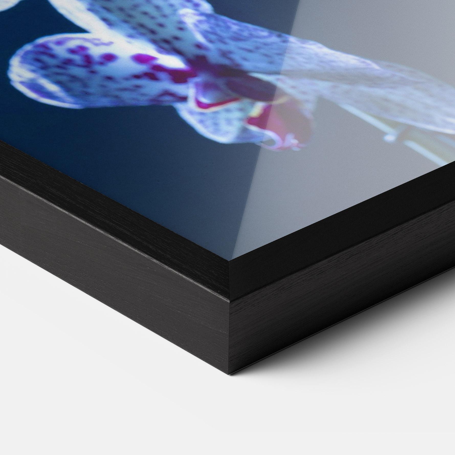 Plakat w Ramie Blue Light Orchid mockup 3