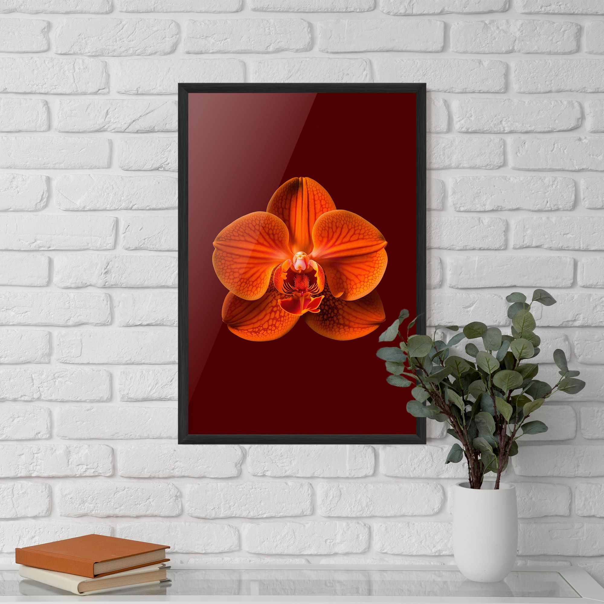 Strong Orange Orchid mockup 5