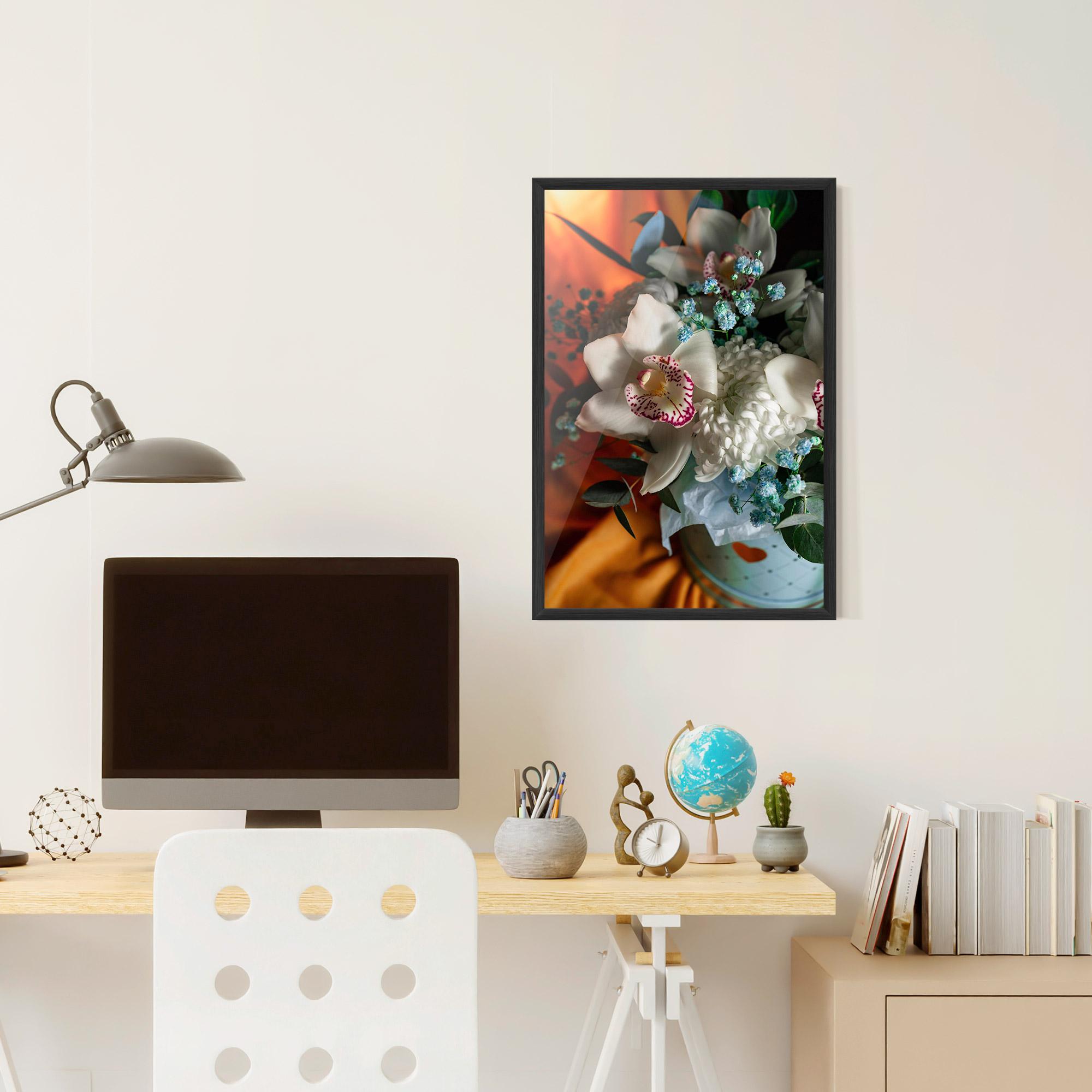 Plakat w Ramie Orchid In Vase mockup 6