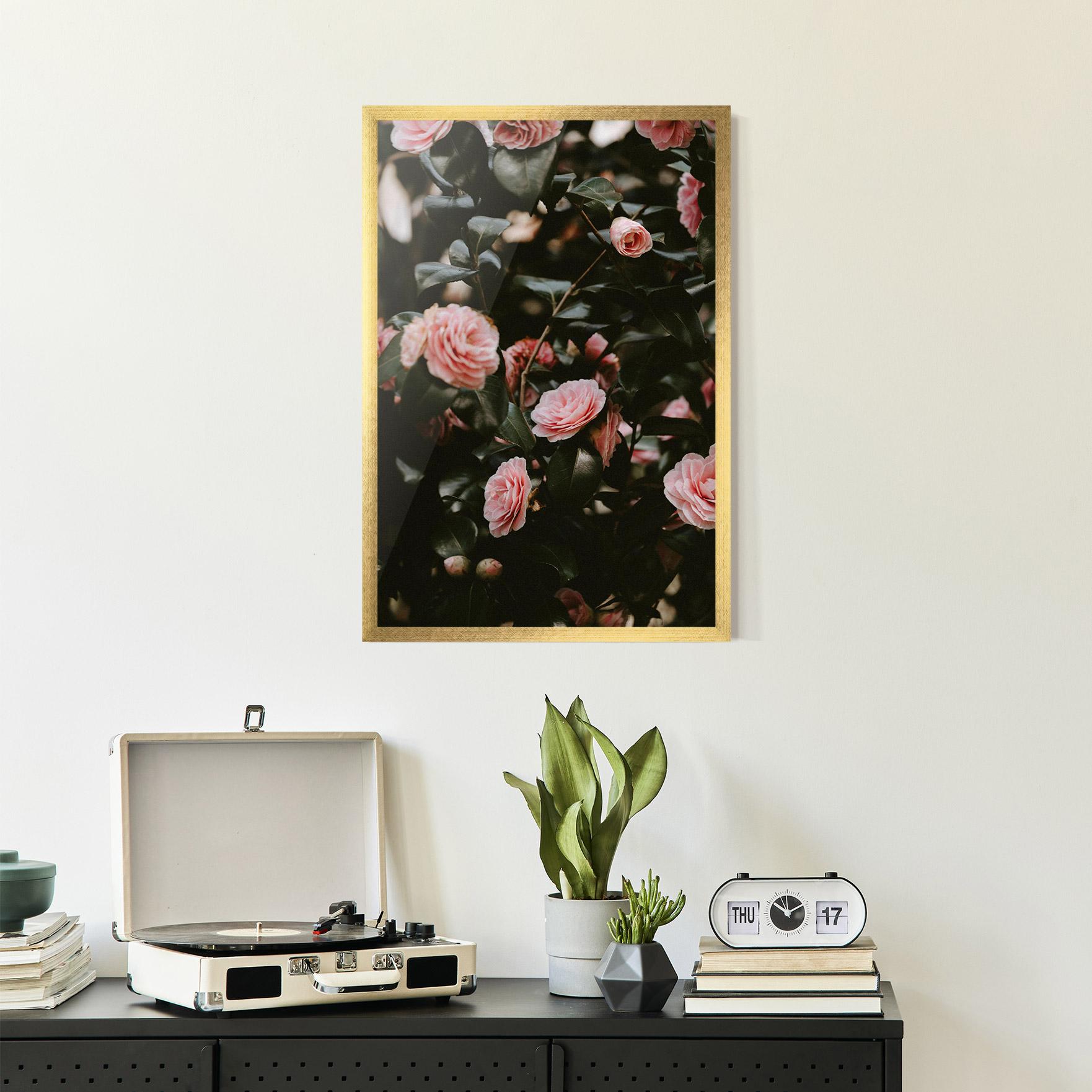 Plakat w Ramie Rose Tree mockup 2