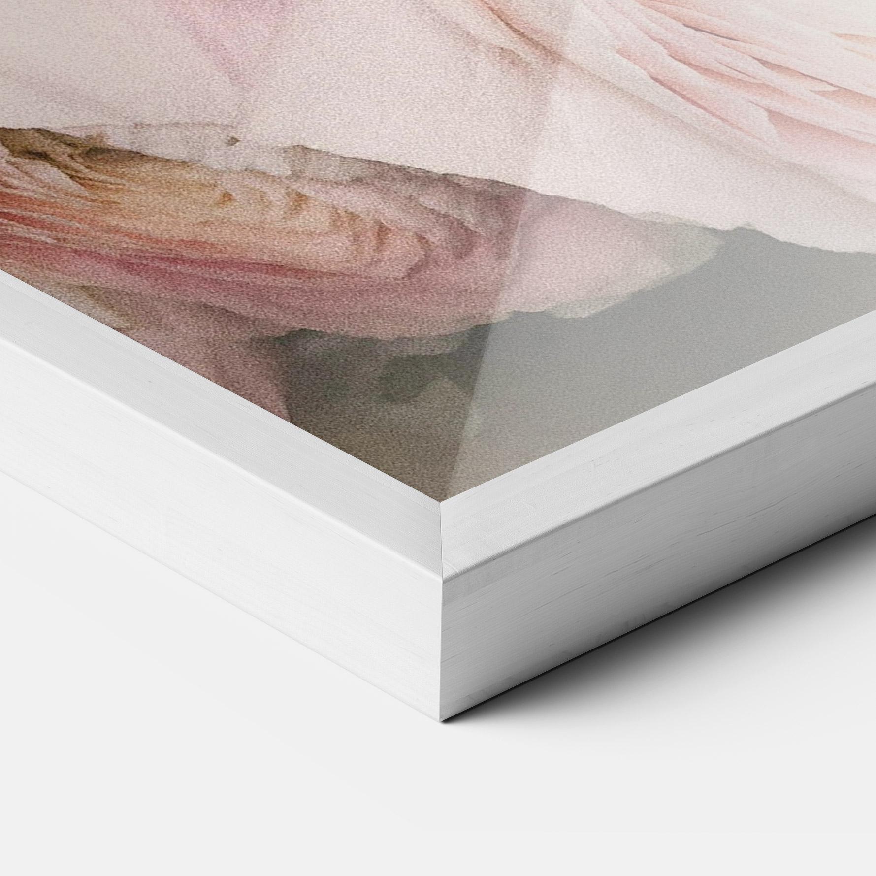 Plakat w Ramie Pink Rose Bouquet mockup 3