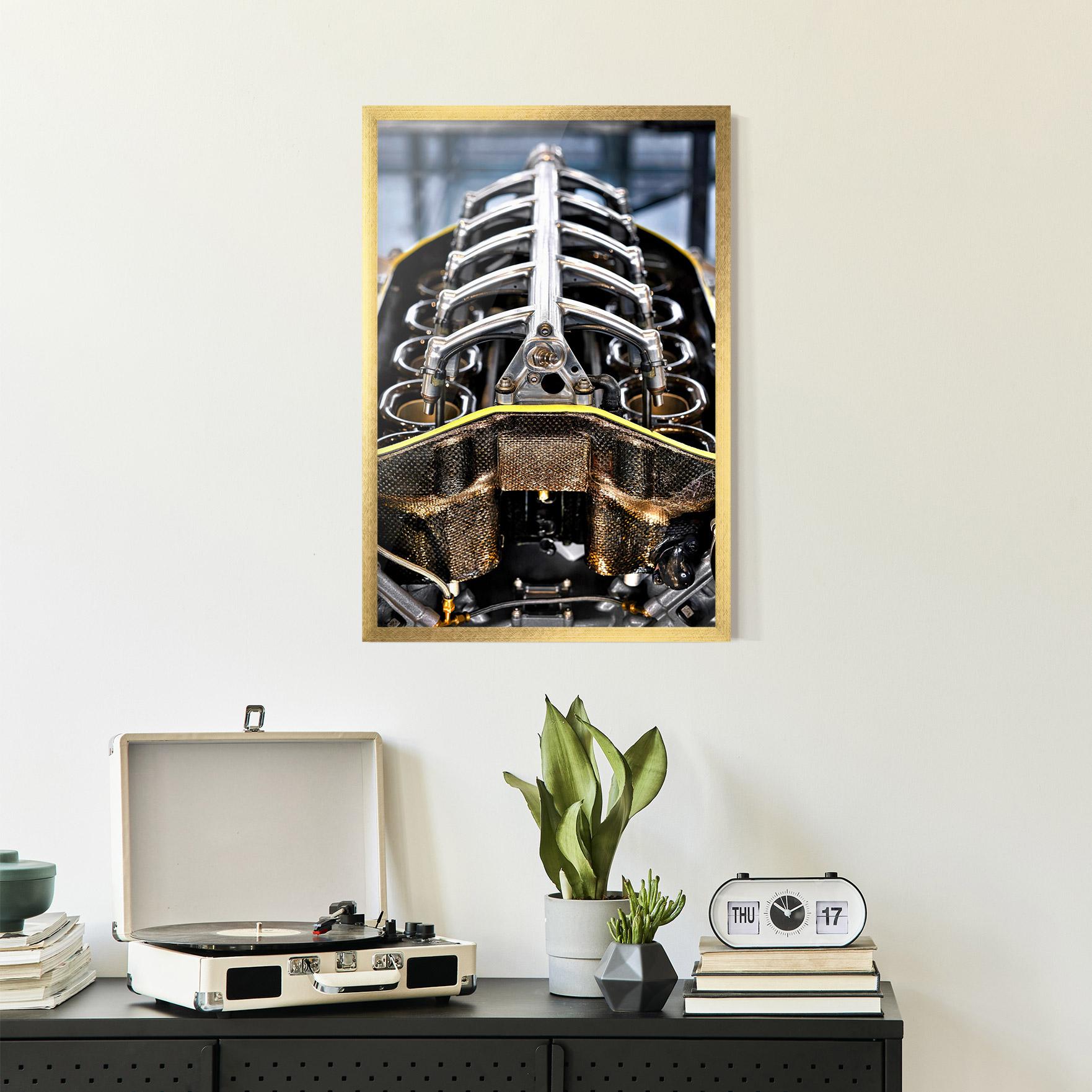 Plakat w Ramie Engine mockup 2