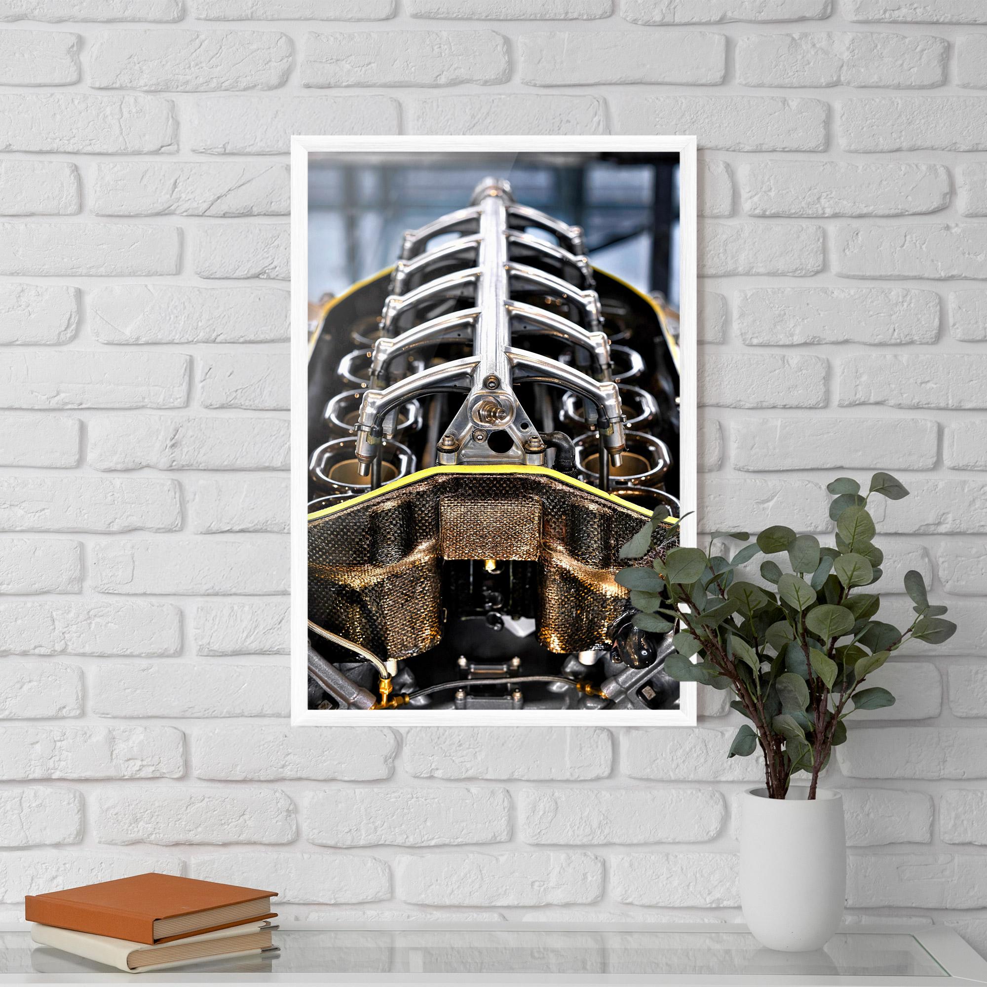 Plakat w Ramie Engine mockup 5