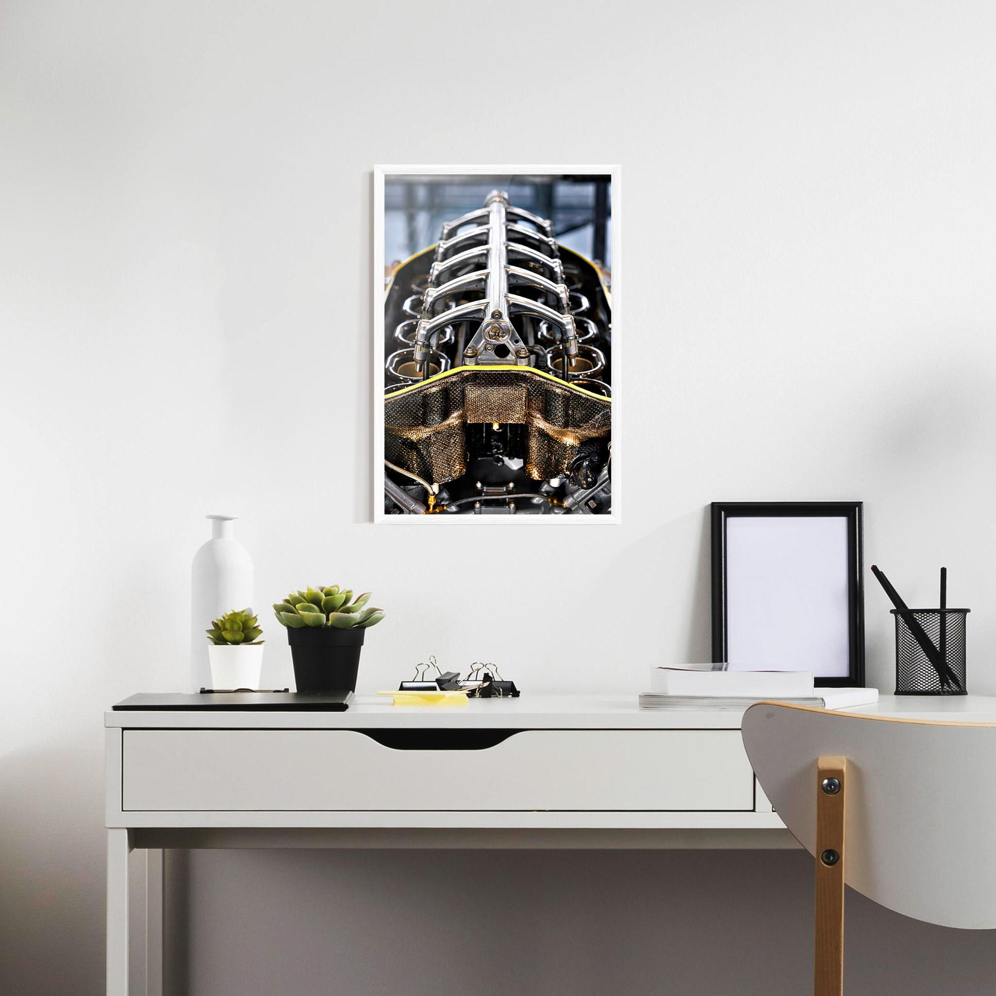 Plakat w Ramie Engine mockup 7