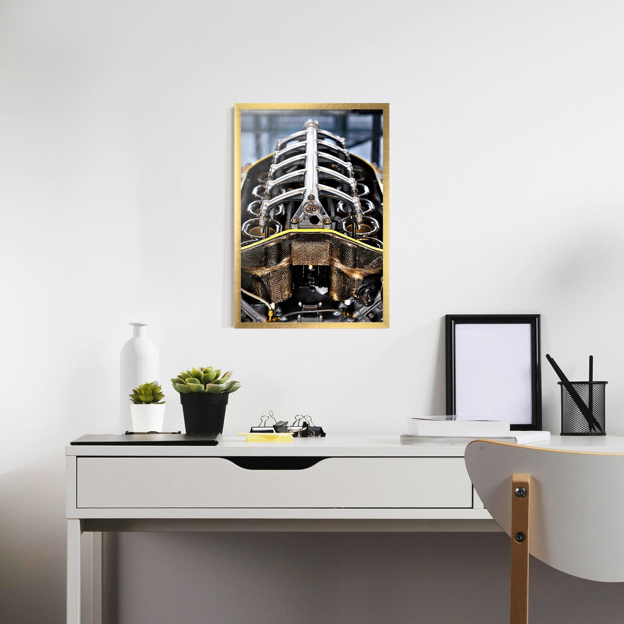 Plakat w Ramie Engine mockup 7