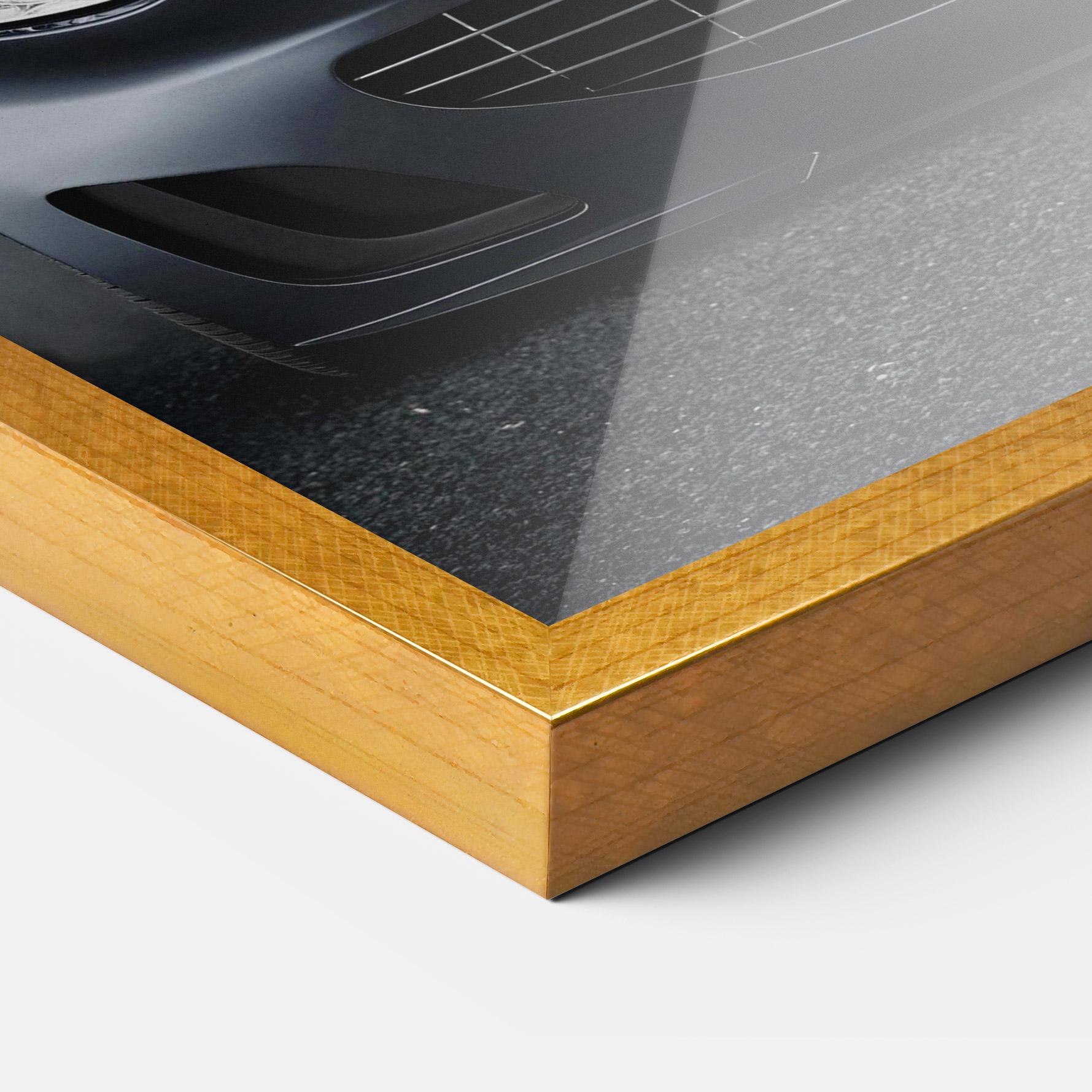 Plakat w Ramie Black Front Car mockup 3