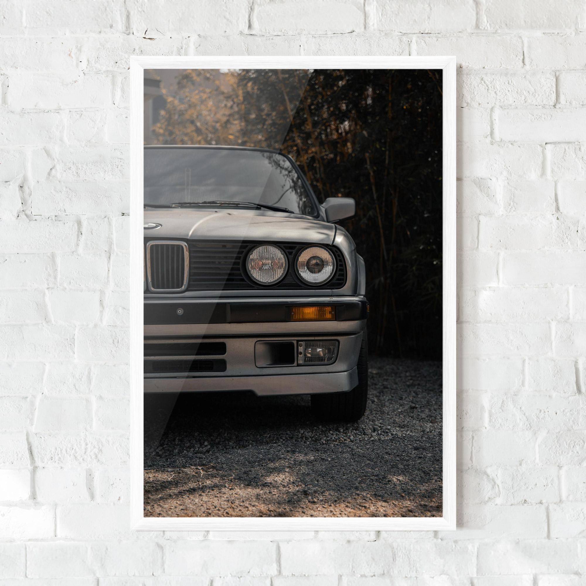 Plakat w Ramie Old Bmw Car mockup 0
