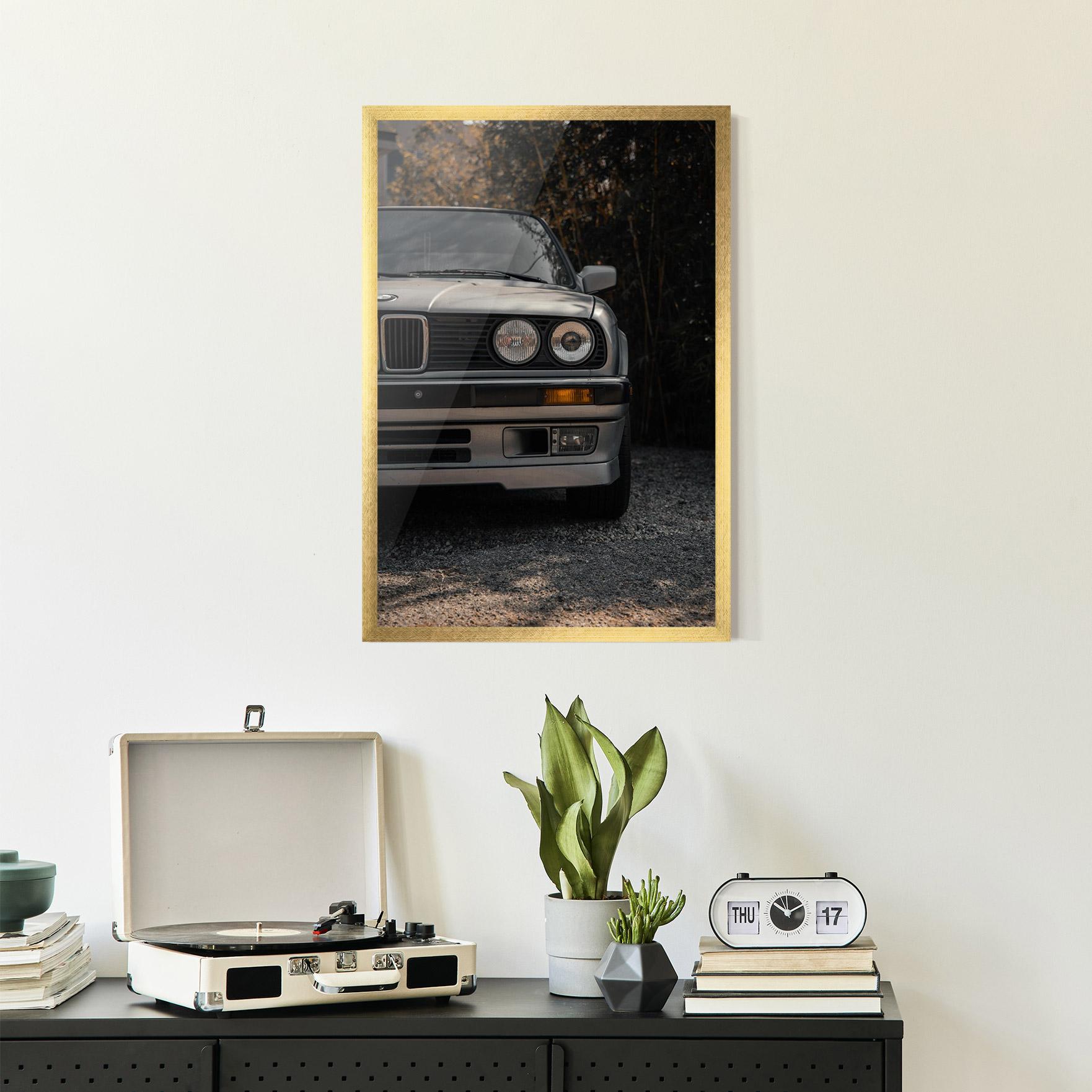 Plakat w Ramie Old Bmw Car mockup 2
