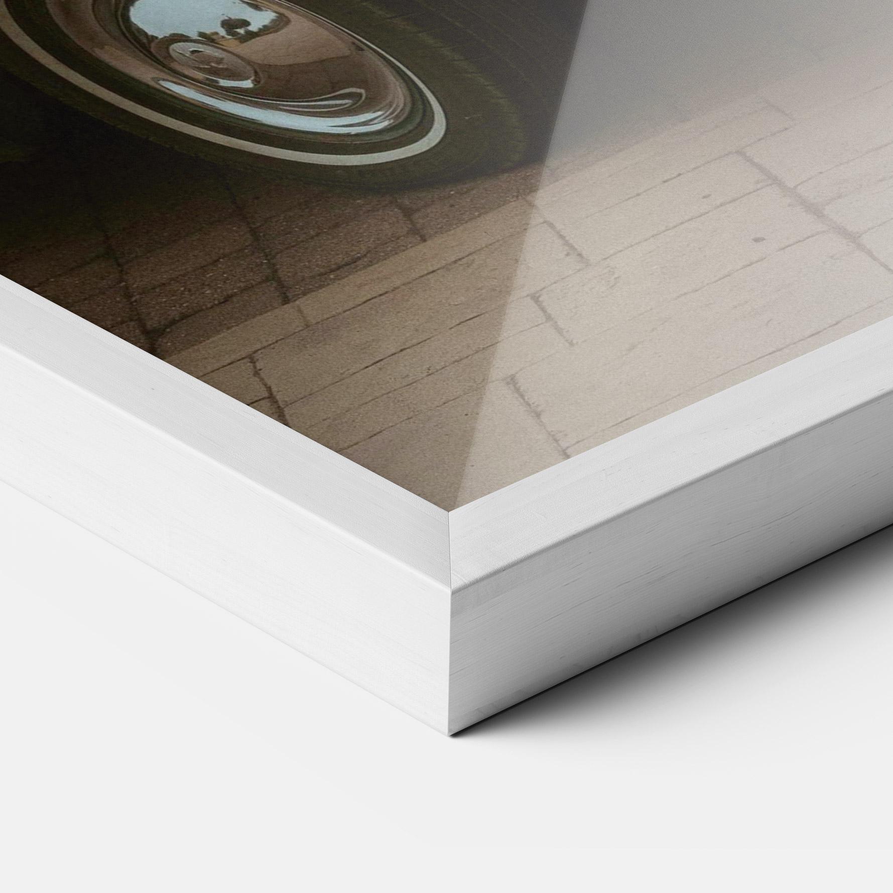 Plakat w Ramie Vintage Lady Car mockup 3