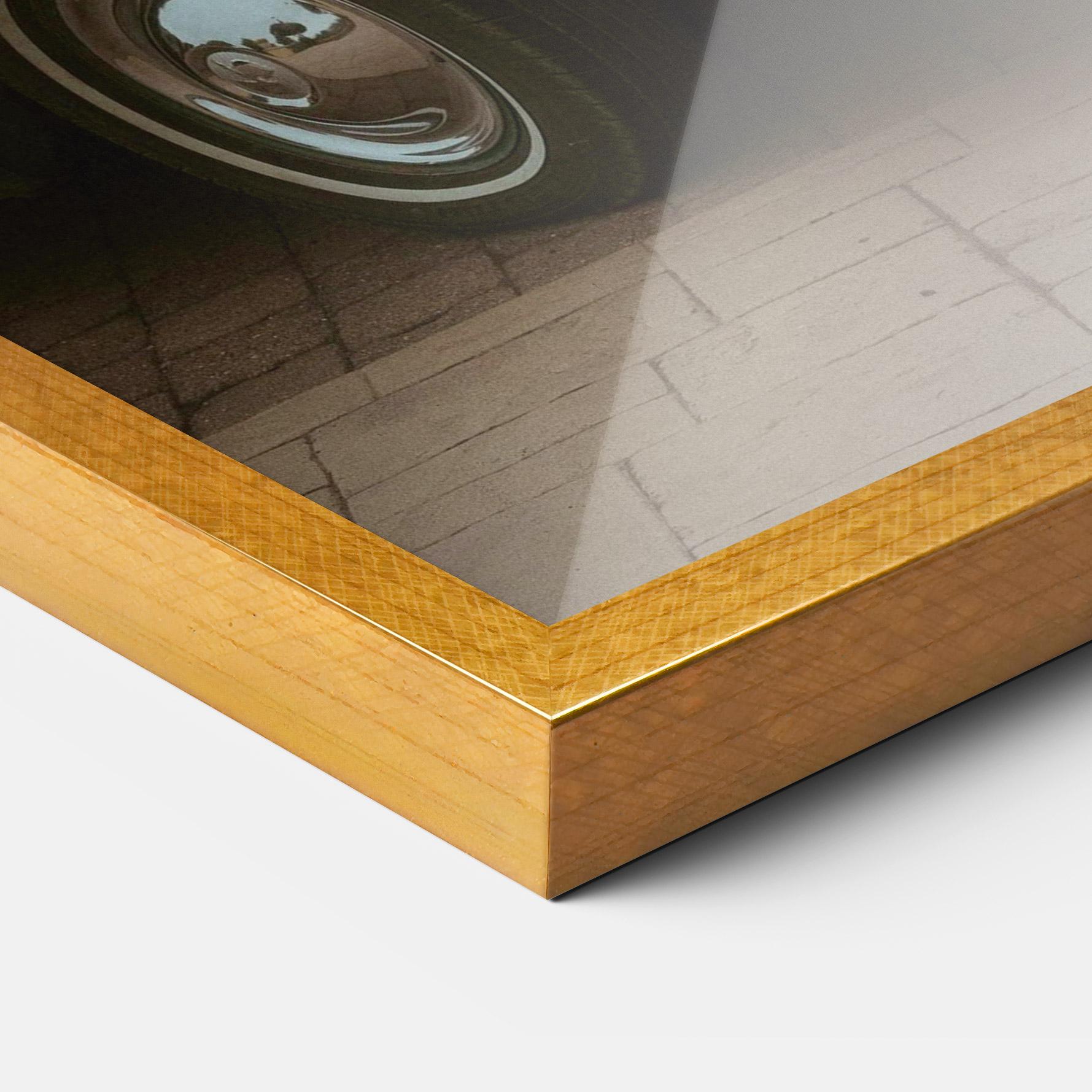 Plakat w Ramie Vintage Lady Car mockup 3