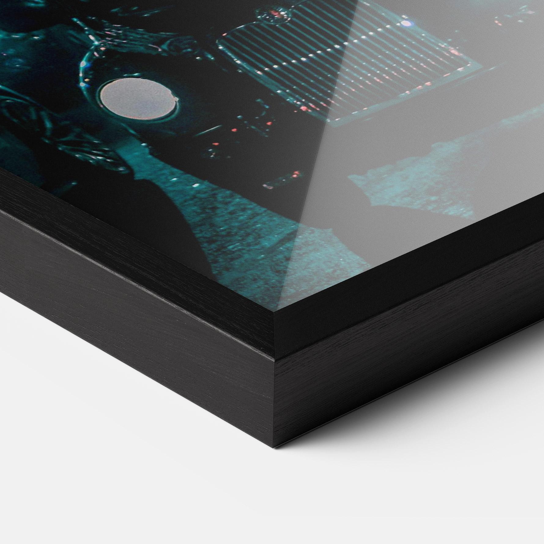 Plakat w Ramie City Lights Car mockup 3