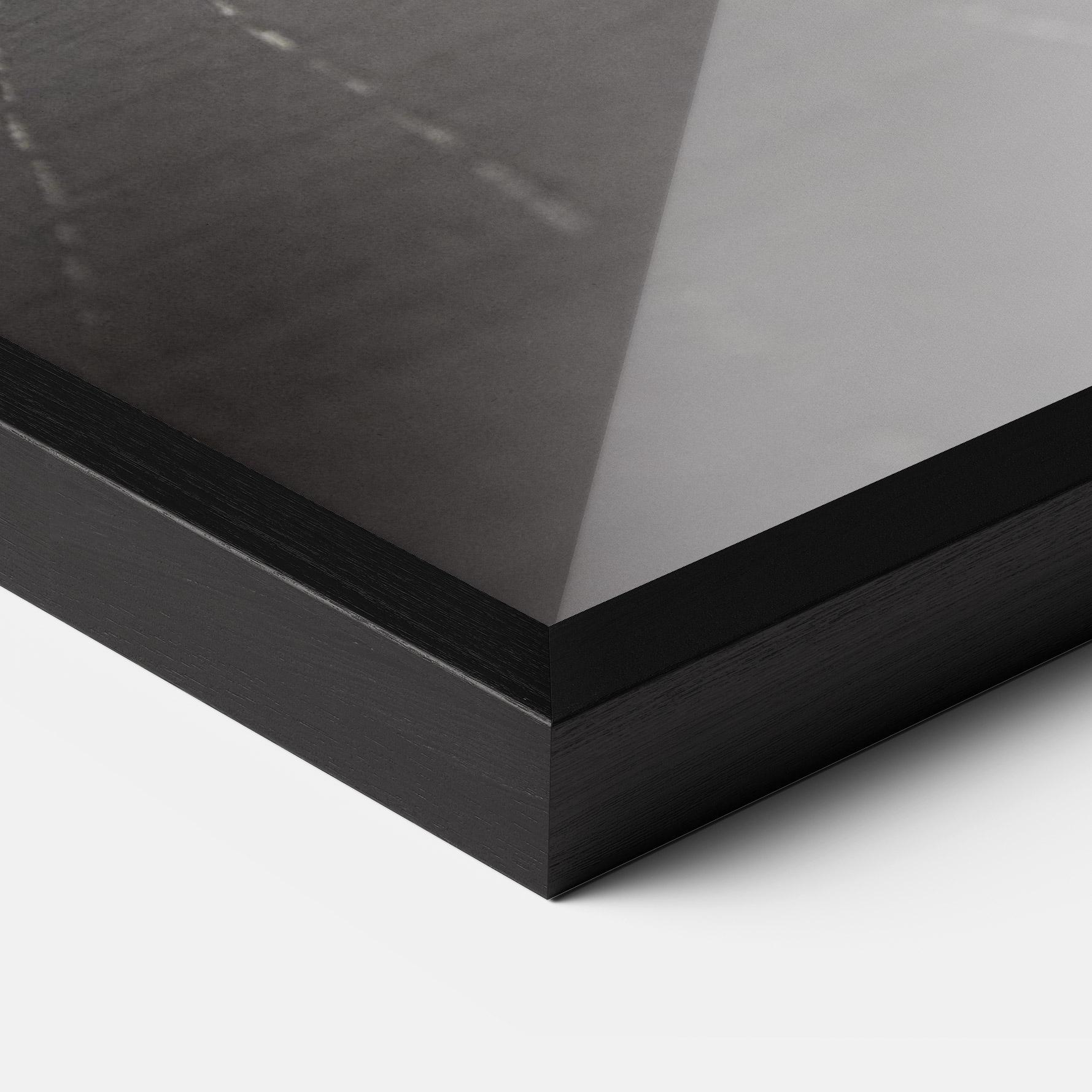 Plakat w Ramie White Vintage Car mockup 3