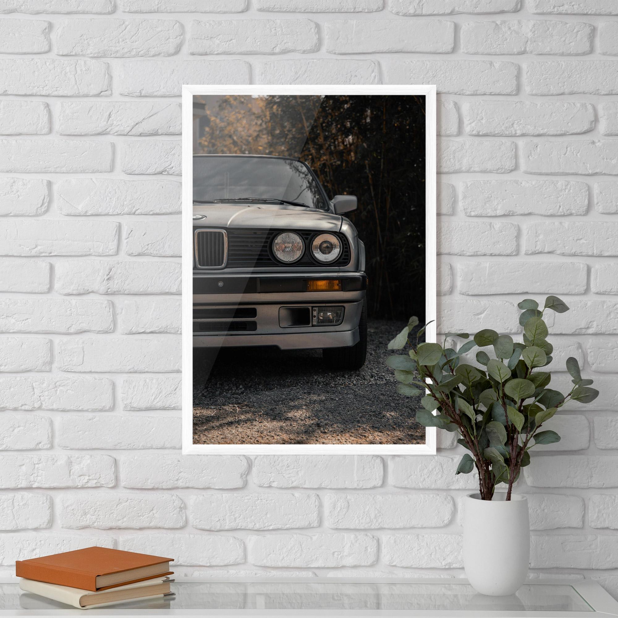 Plakat w Ramie Old Bmw Car mockup 5