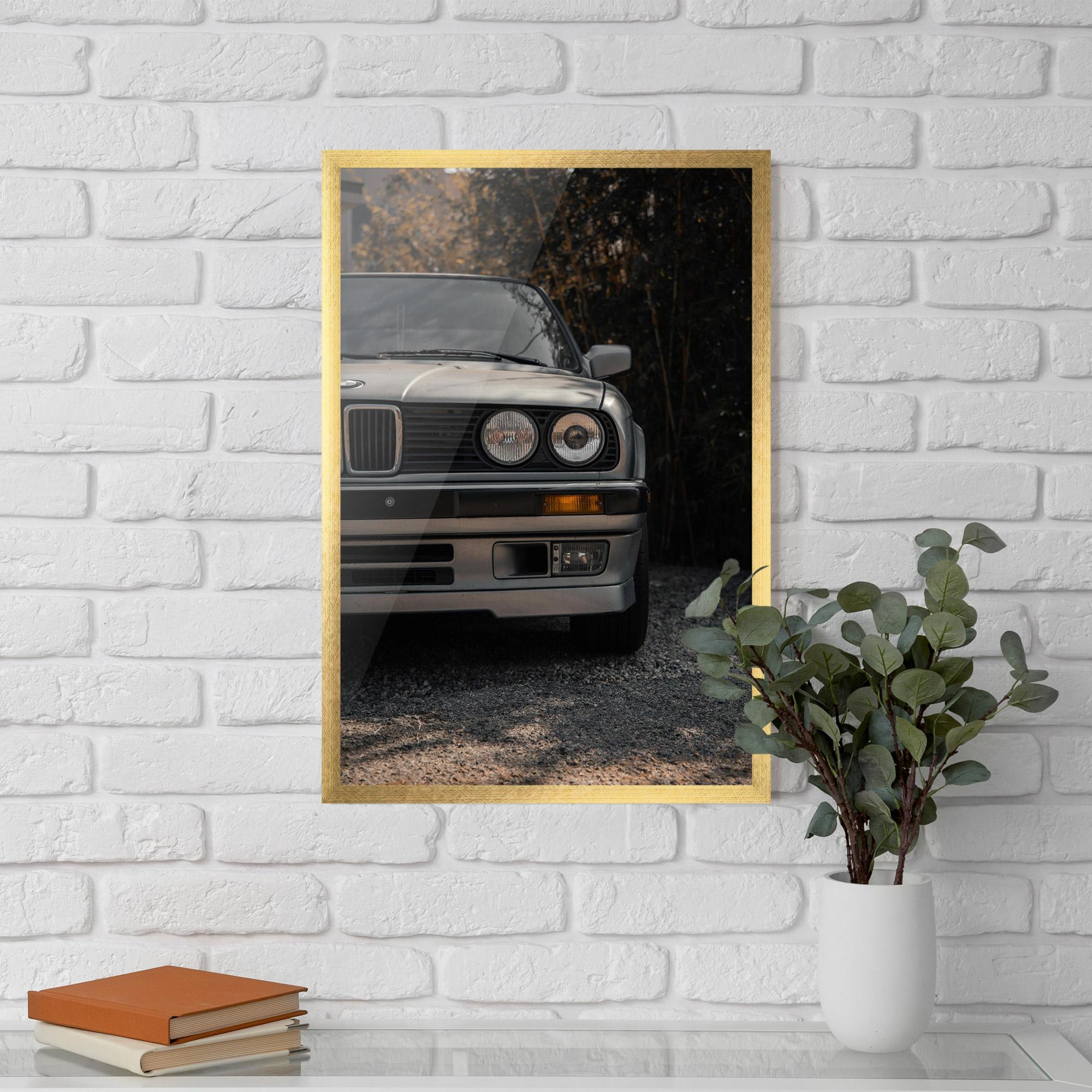 Plakat w Ramie Old Bmw Car mockup 5