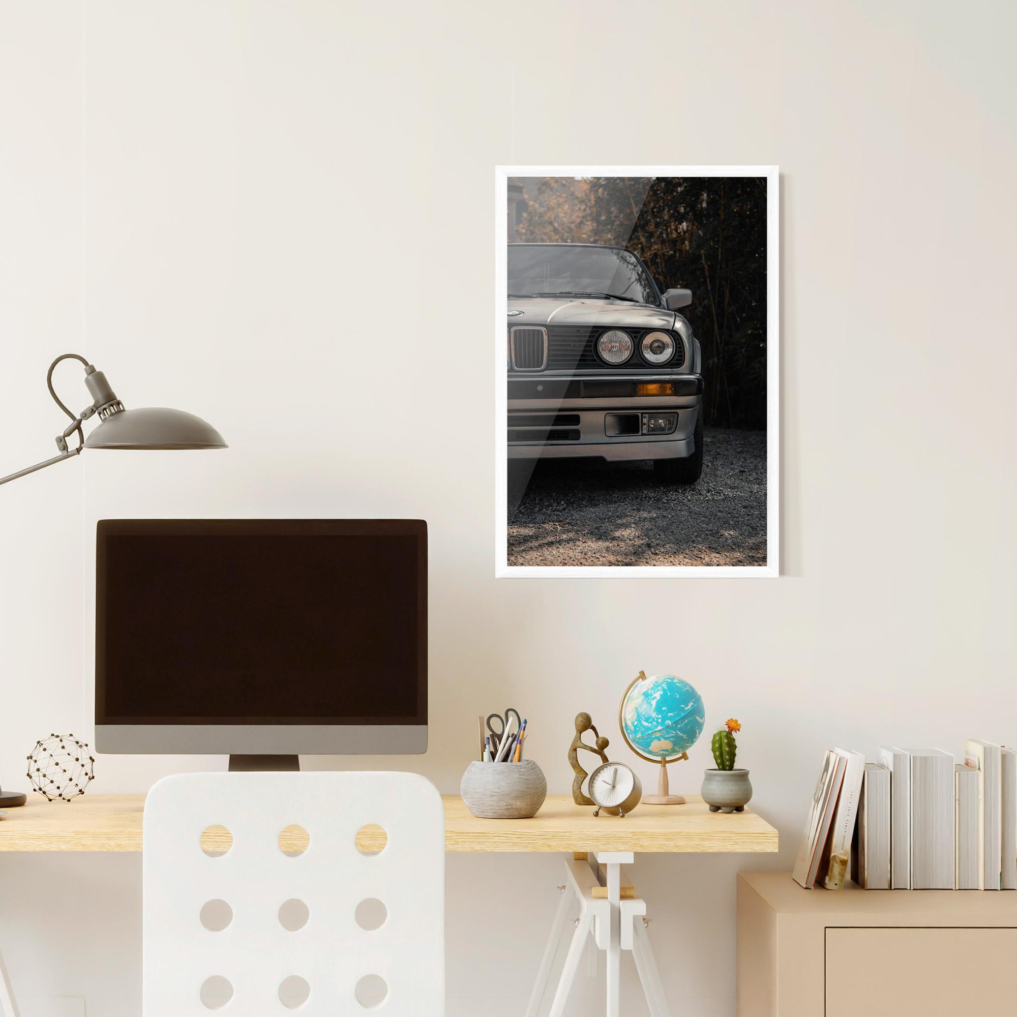 Plakat w Ramie Old Bmw Car mockup 6