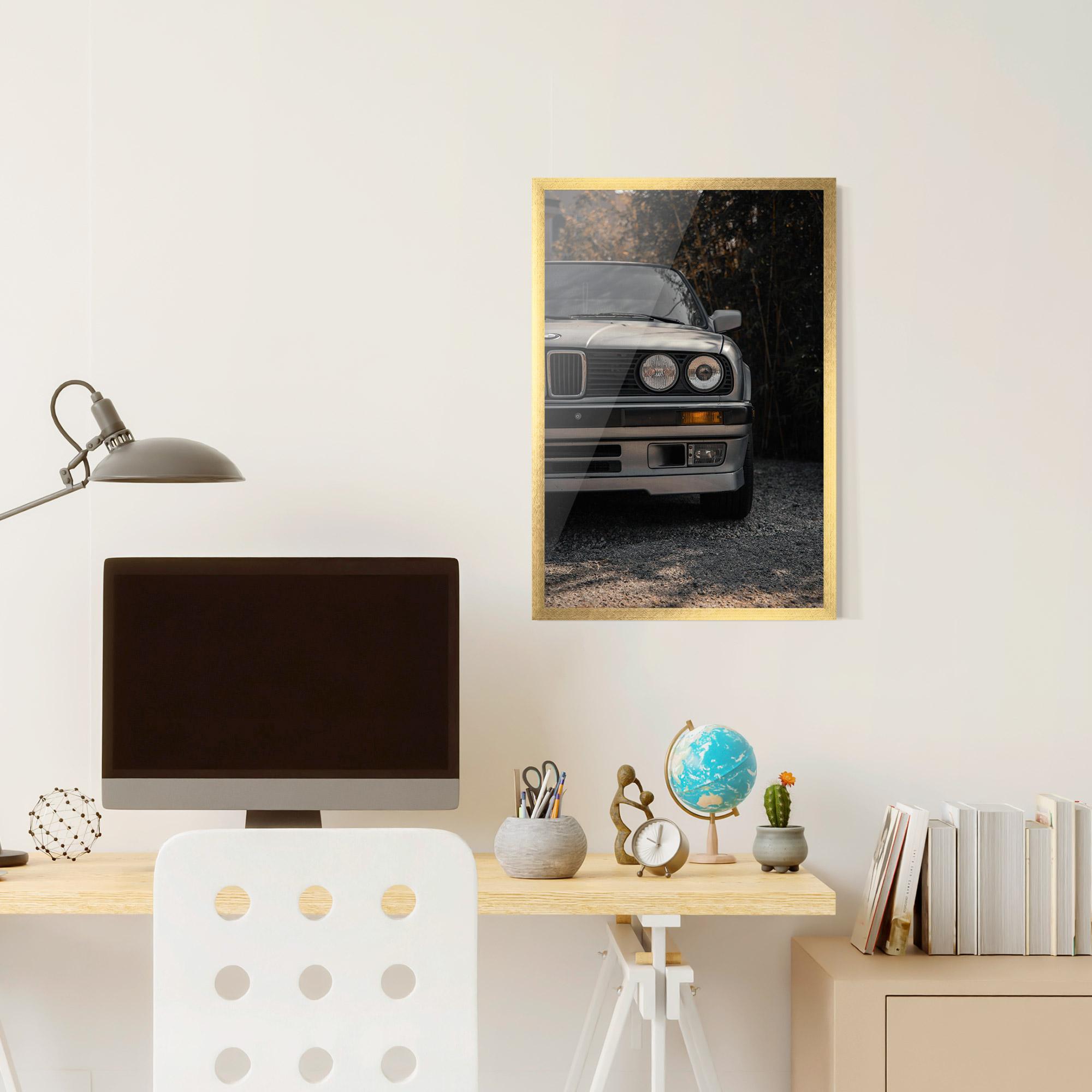 Plakat w Ramie Old Bmw Car mockup 6
