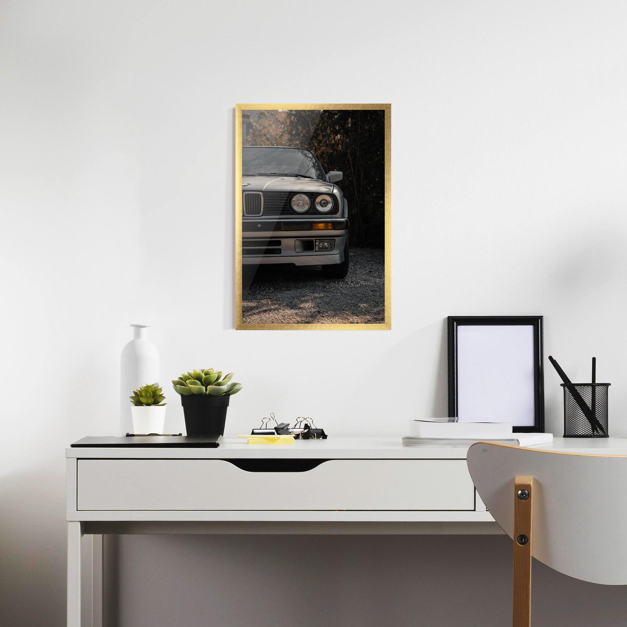 Plakat w Ramie Old Bmw Car mockup 7