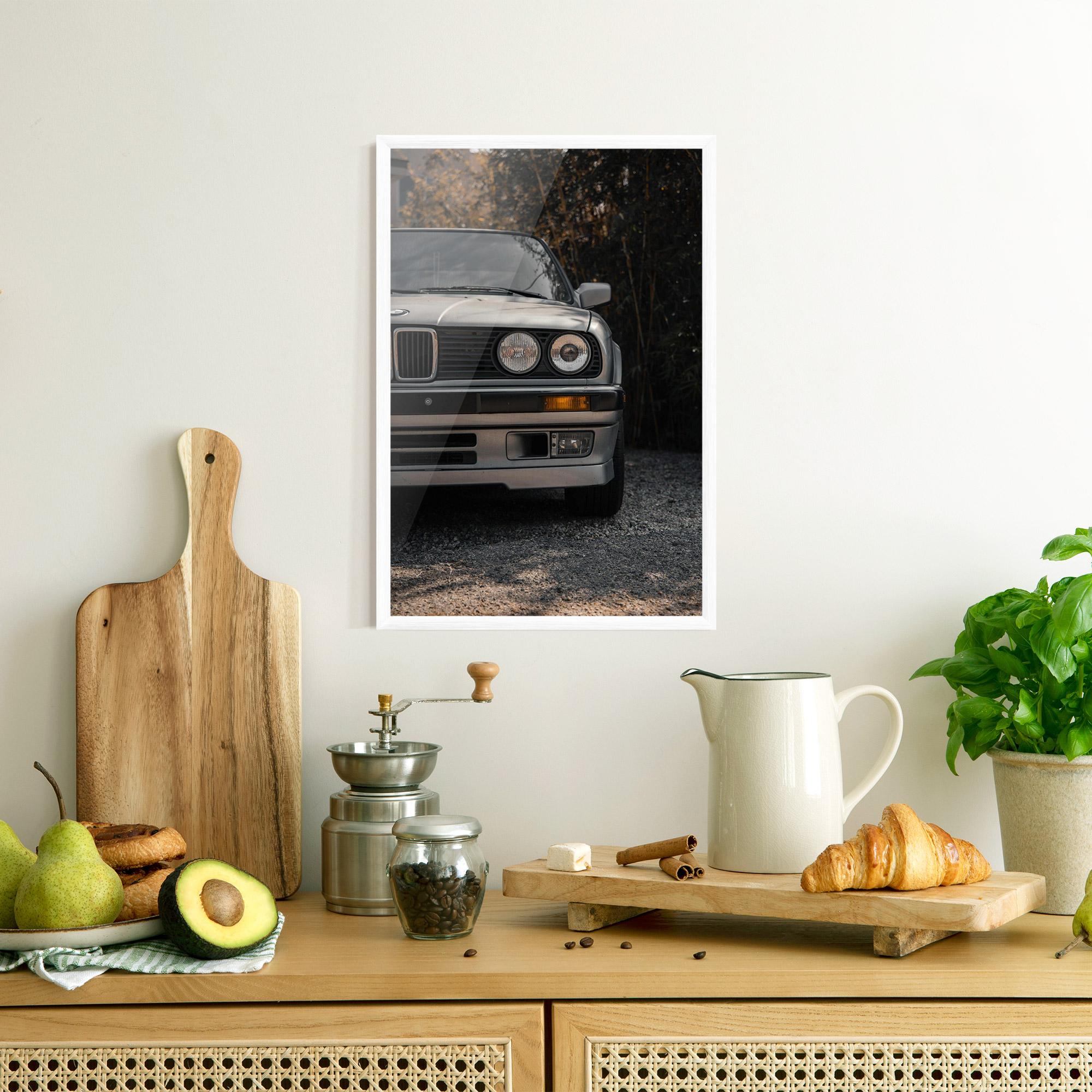 Plakat w Ramie Old Bmw Car mockup 8