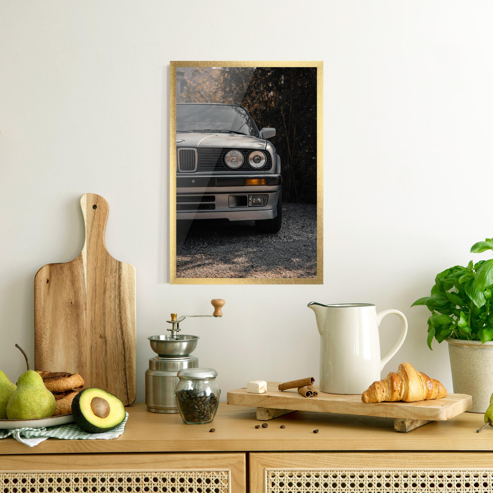 Plakat w Ramie Old Bmw Car mockup 8