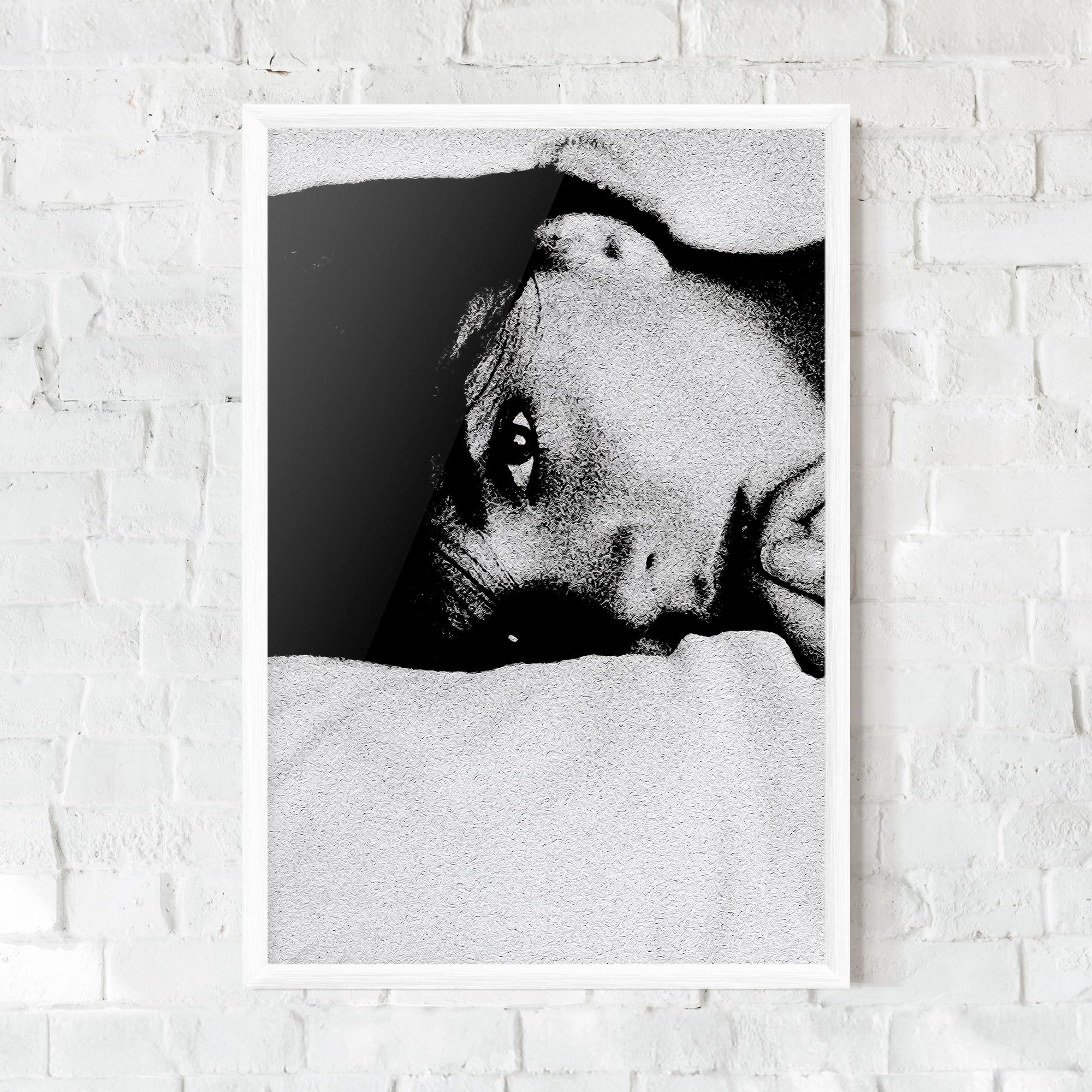 Plakat w Ramie Eye Contact mockup 0