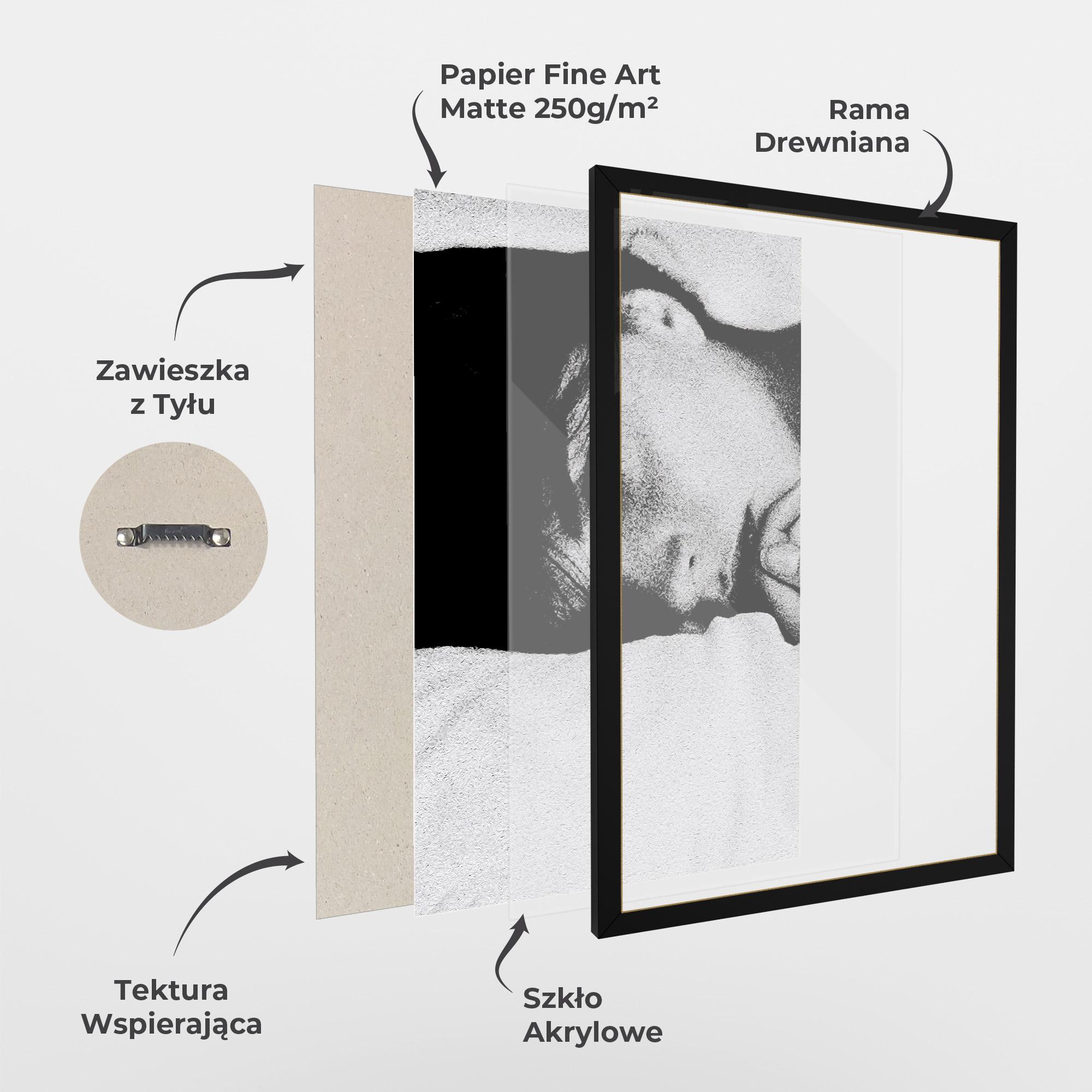 Plakat w Ramie Eye Contact mockup 1