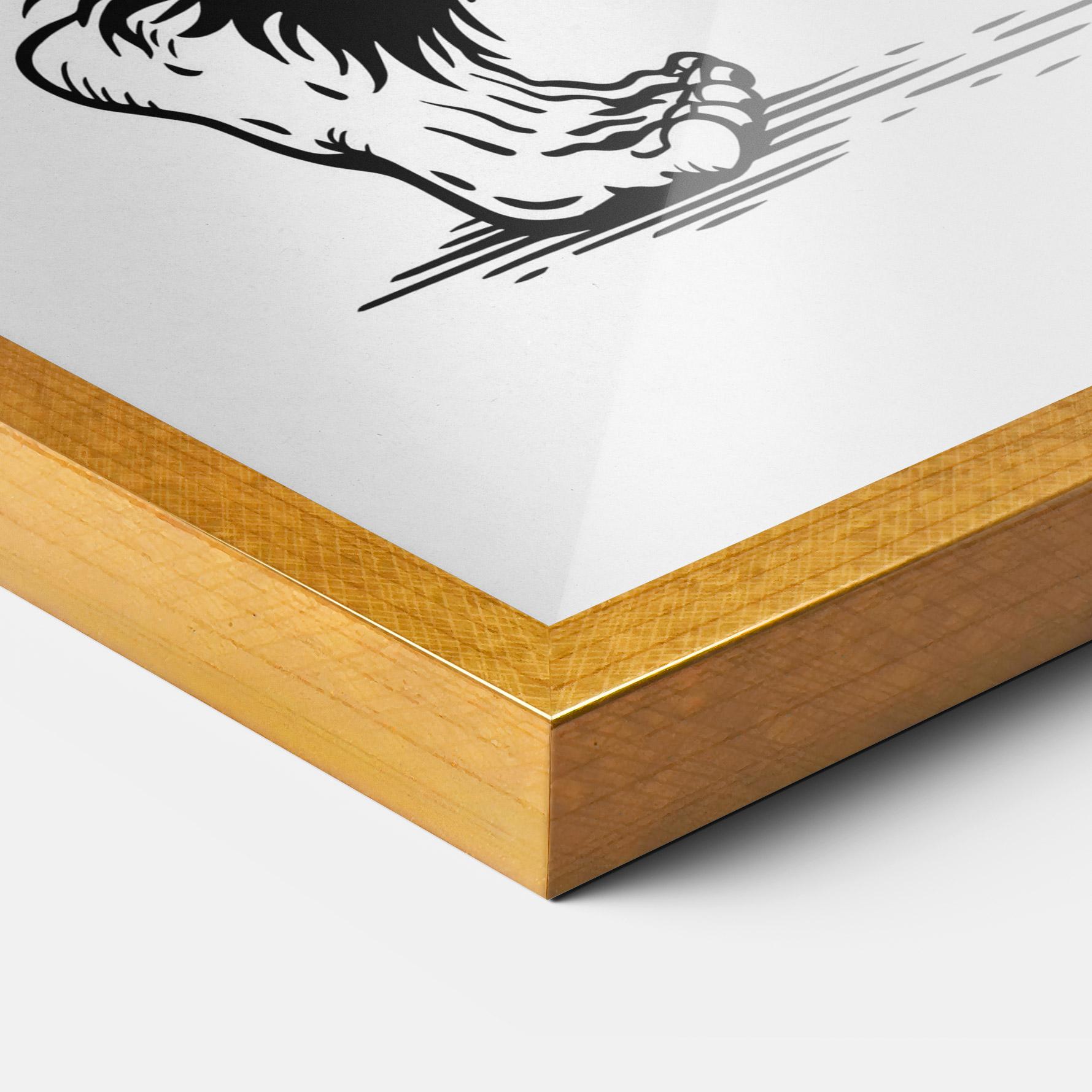 Plakat w Ramie Yeti mockup 3