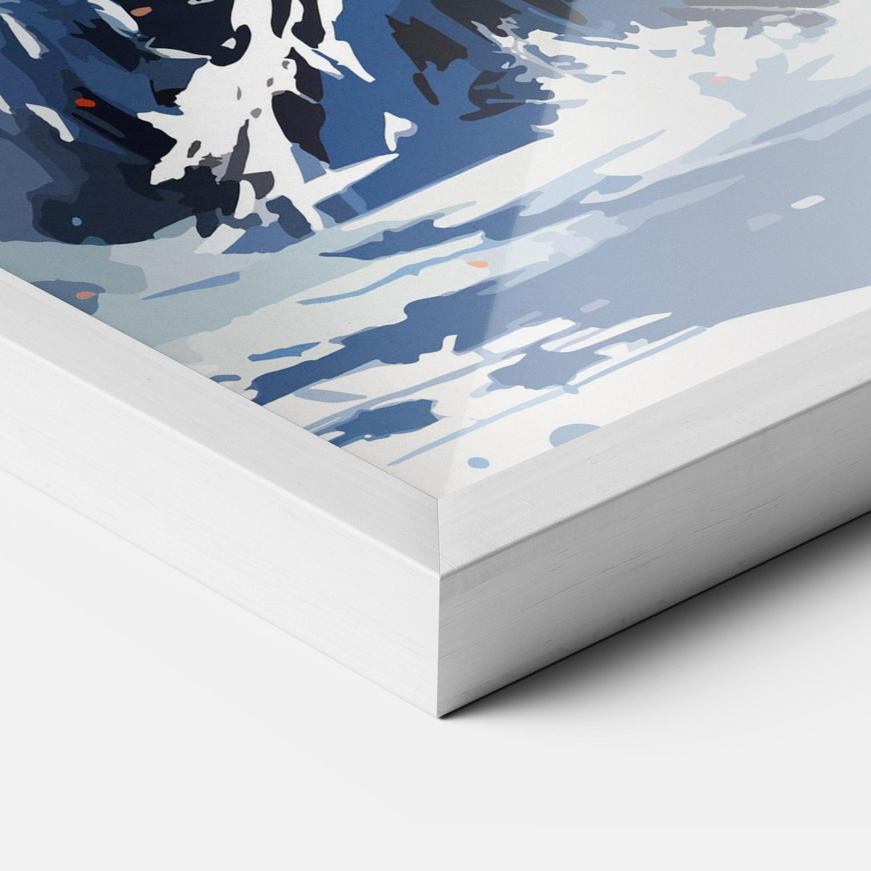 Plakat w Ramie Asiatic Winter Art mockup 3