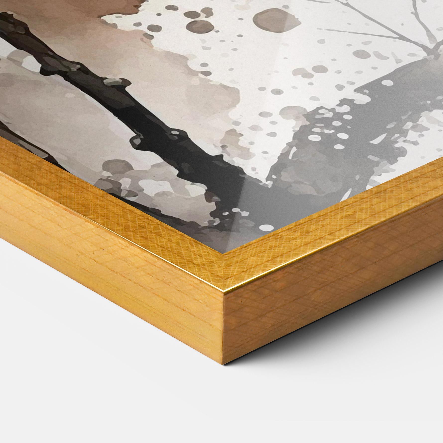 Plakat w Ramie Panda Asiatic View mockup 3