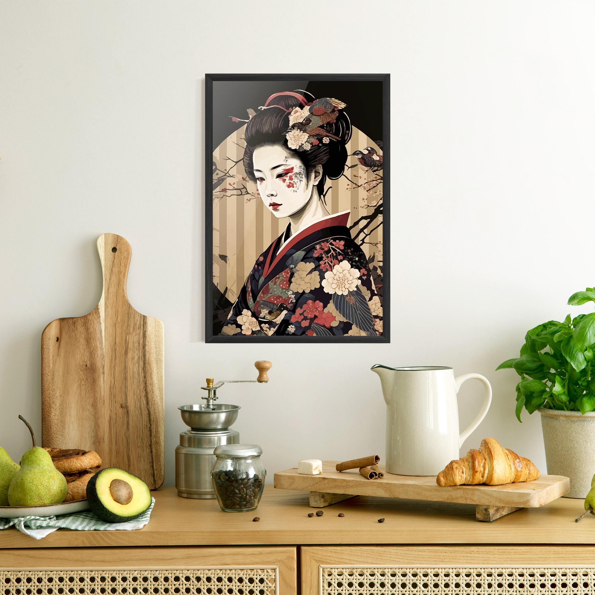 Plakat w Ramie Asiatic Lady mockup 8