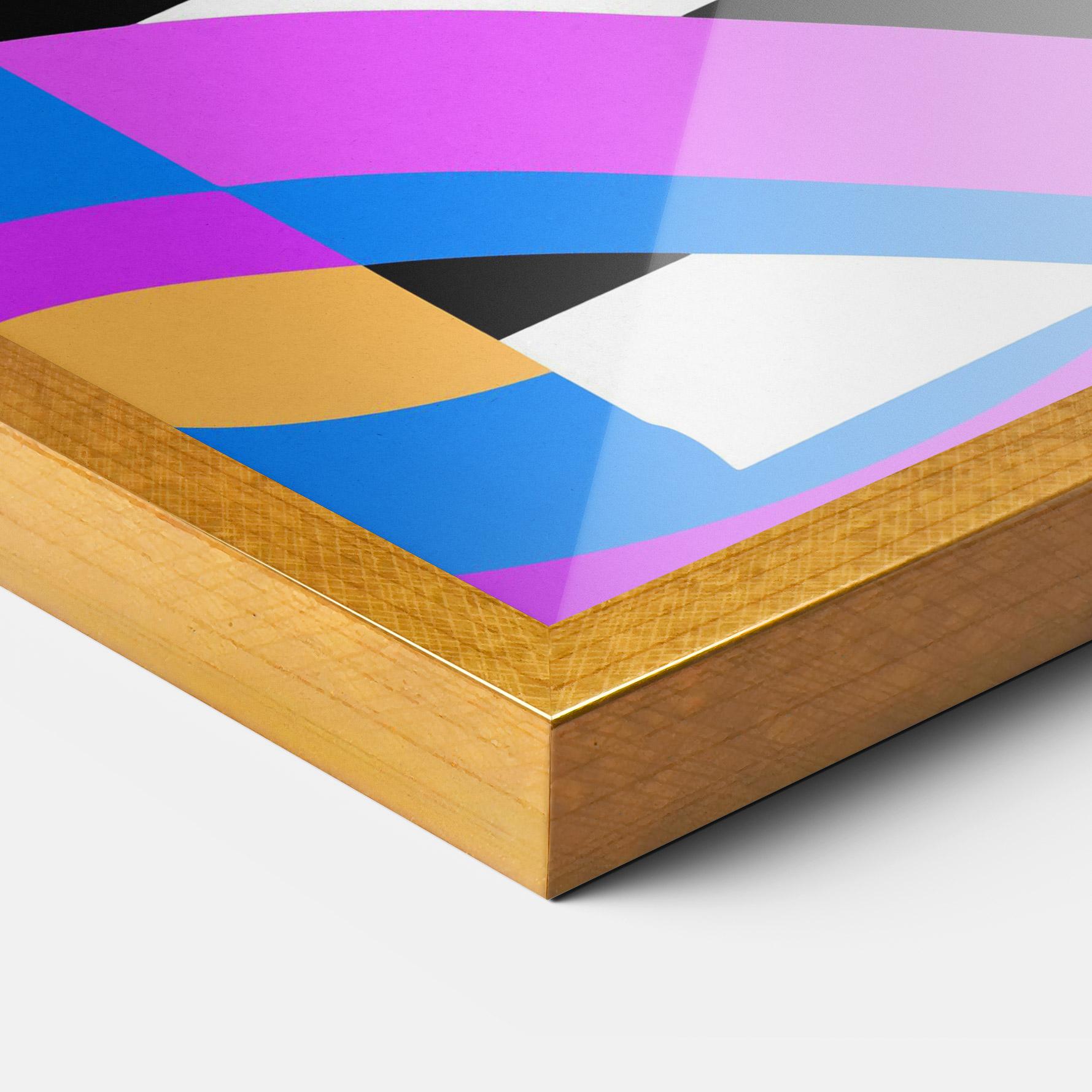 Plakat w Ramie Woman Art Face mockup 3