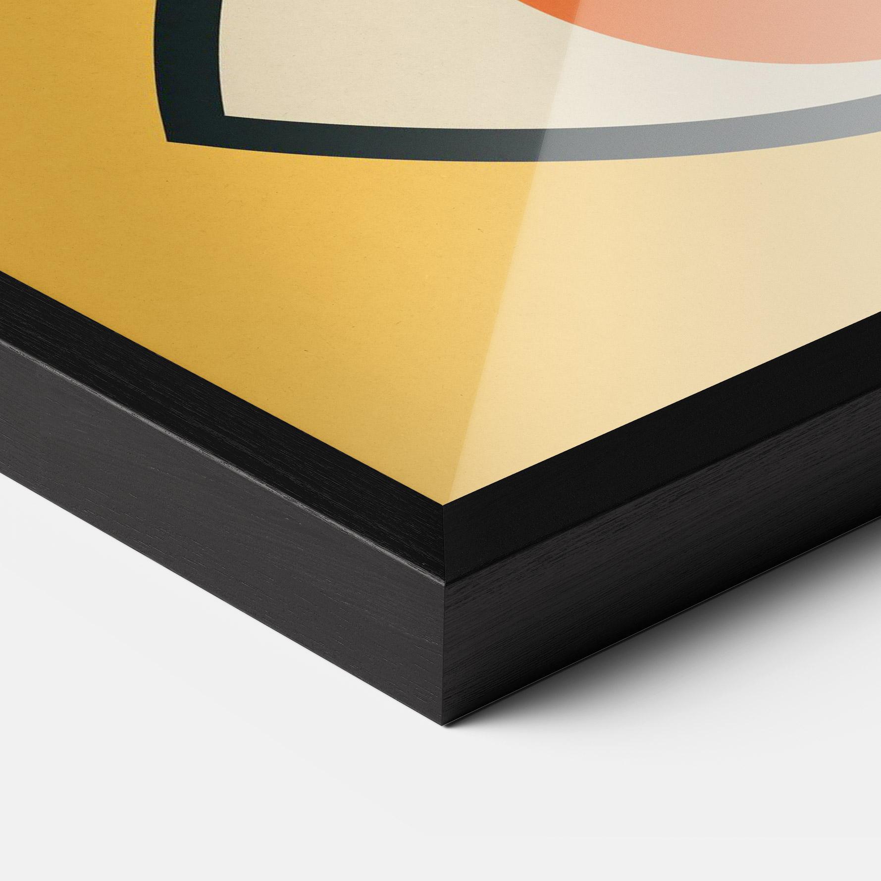 Plakat w Ramie Blue Orange Eye mockup 3