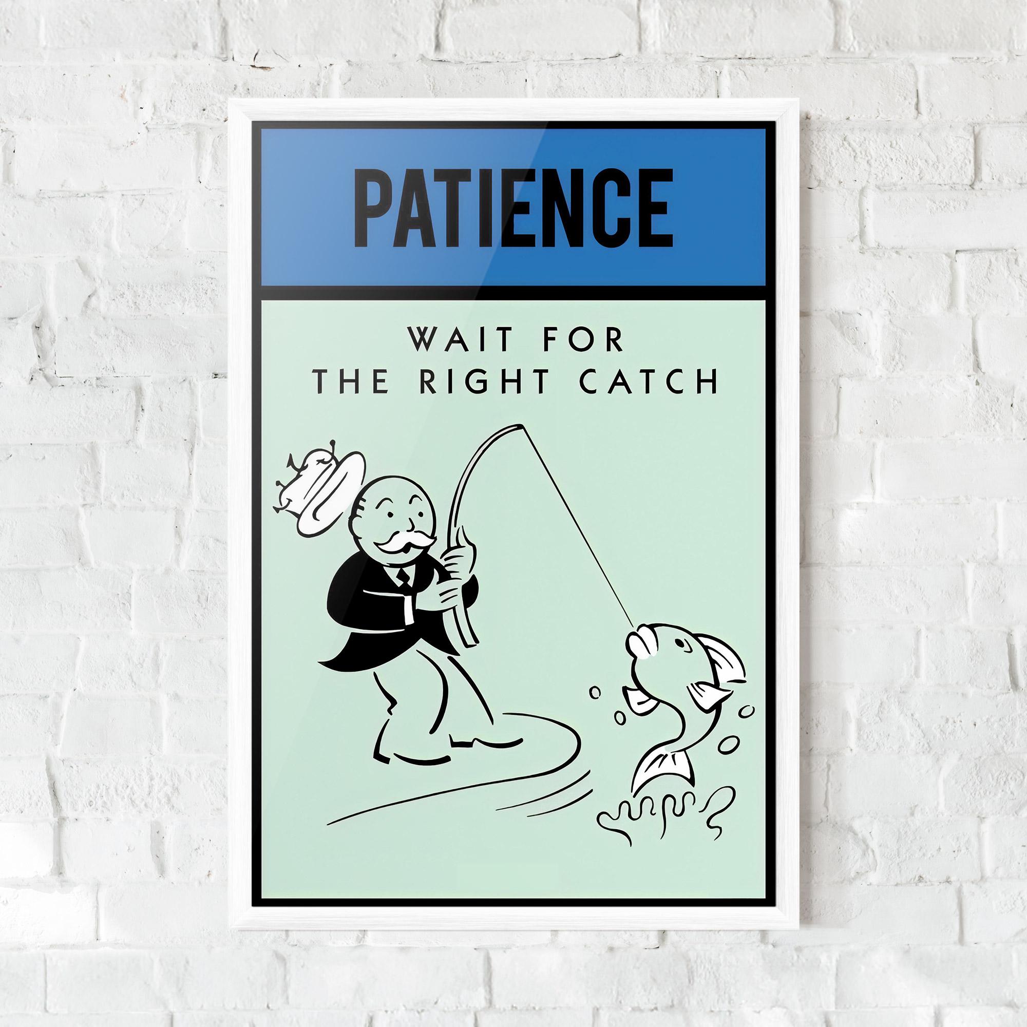 Plakat w Ramie Patience mockup 0