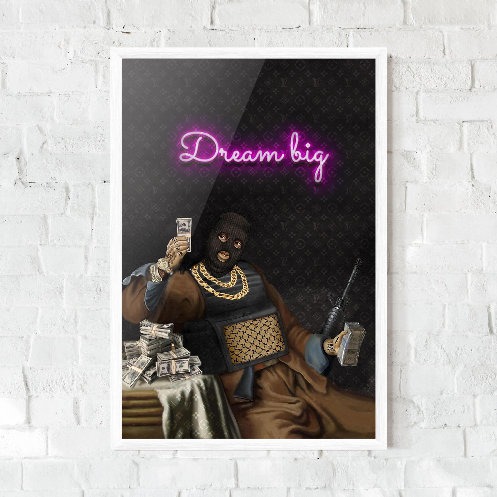 Plakat w Ramie The Simple Pleasures In Life mockup 0