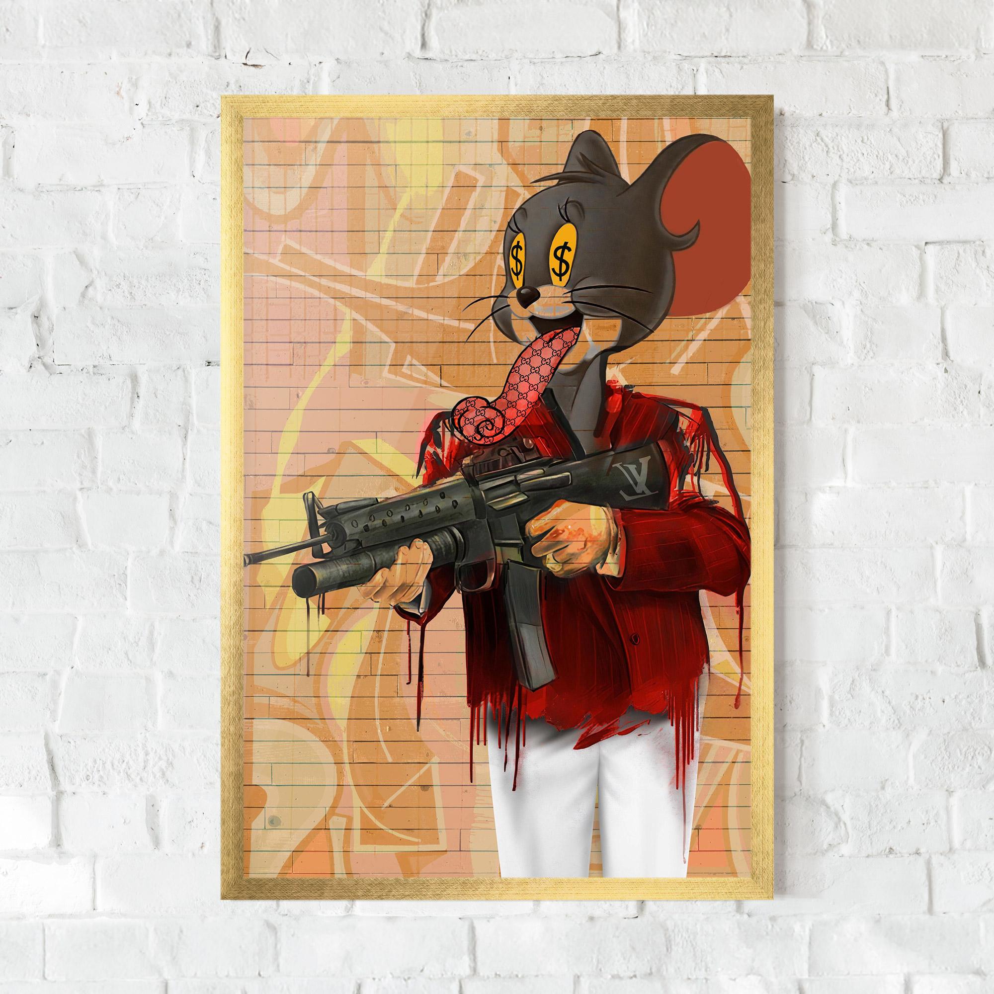 Plakat w Ramie Jerry mockup 0