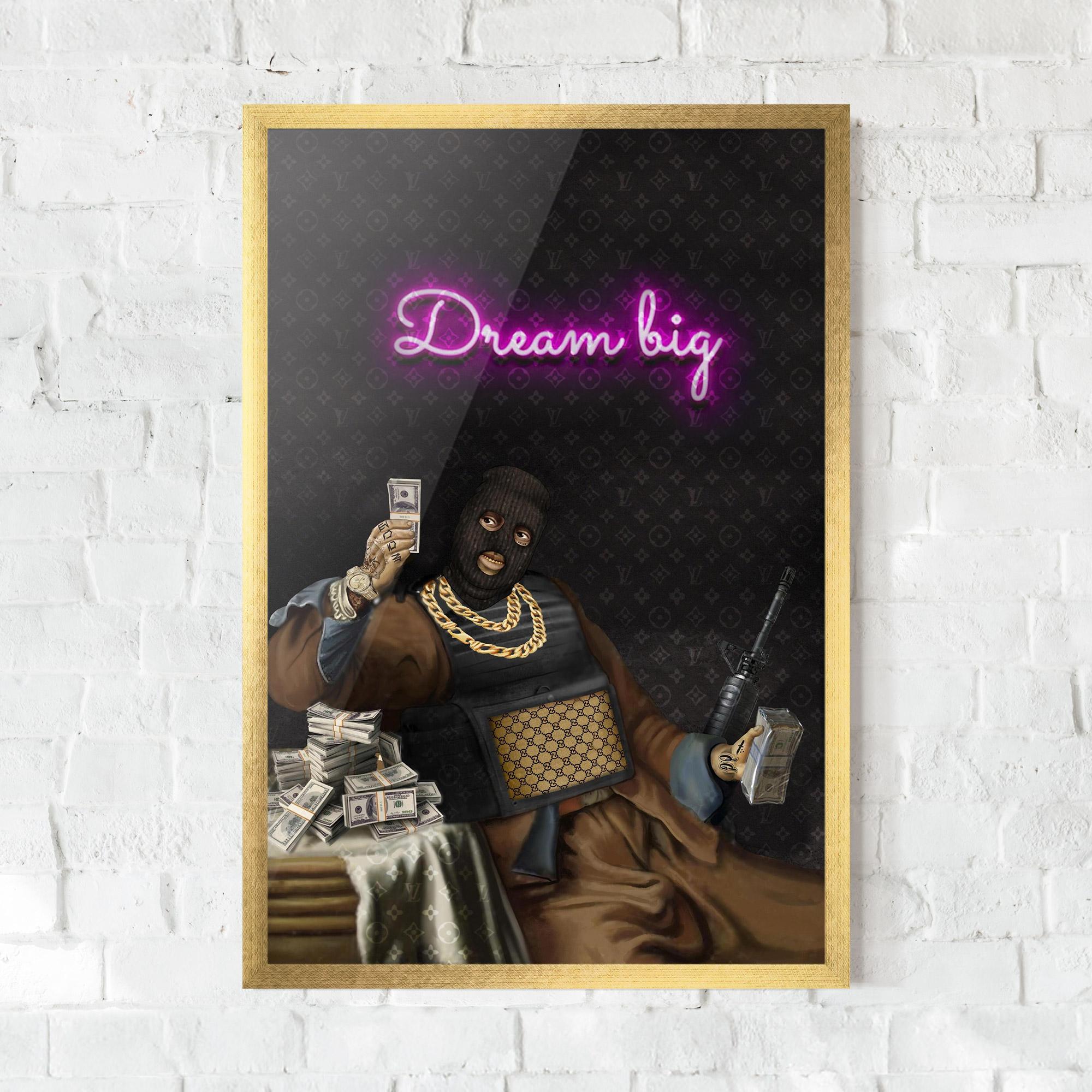 Plakat w Ramie The Simple Pleasures In Life mockup 0