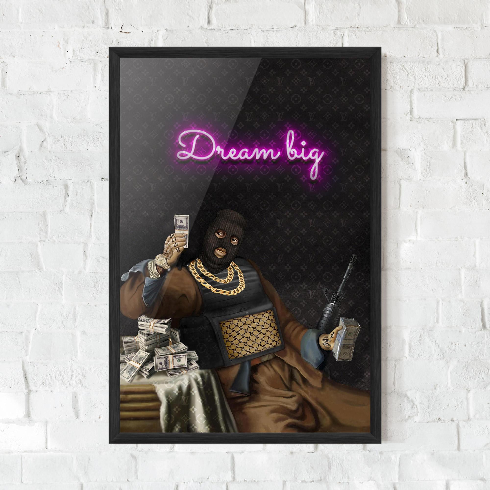 Plakat w Ramie The Simple Pleasures In Life mockup 0