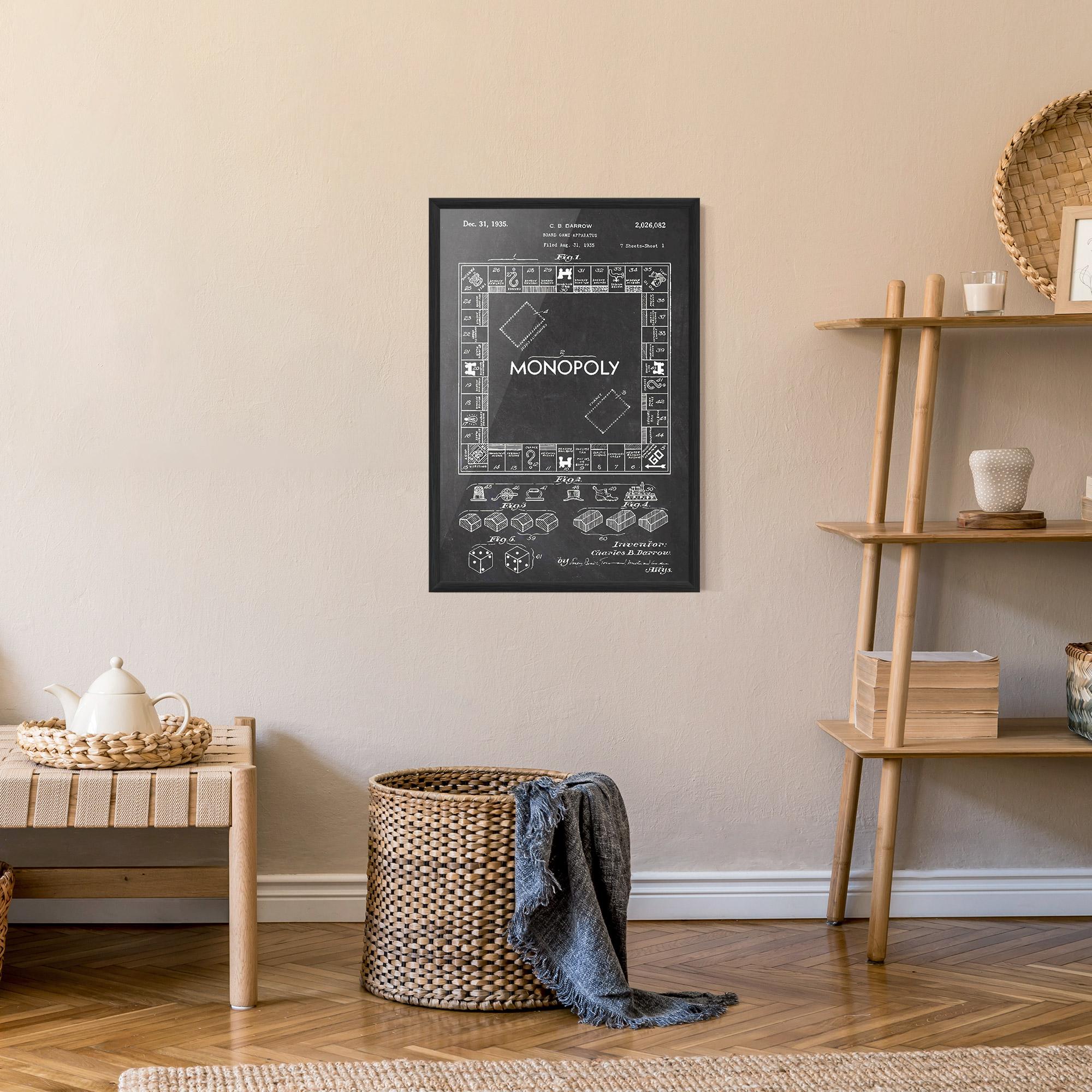 Plakat w Ramie Monopoly Board mockup 9