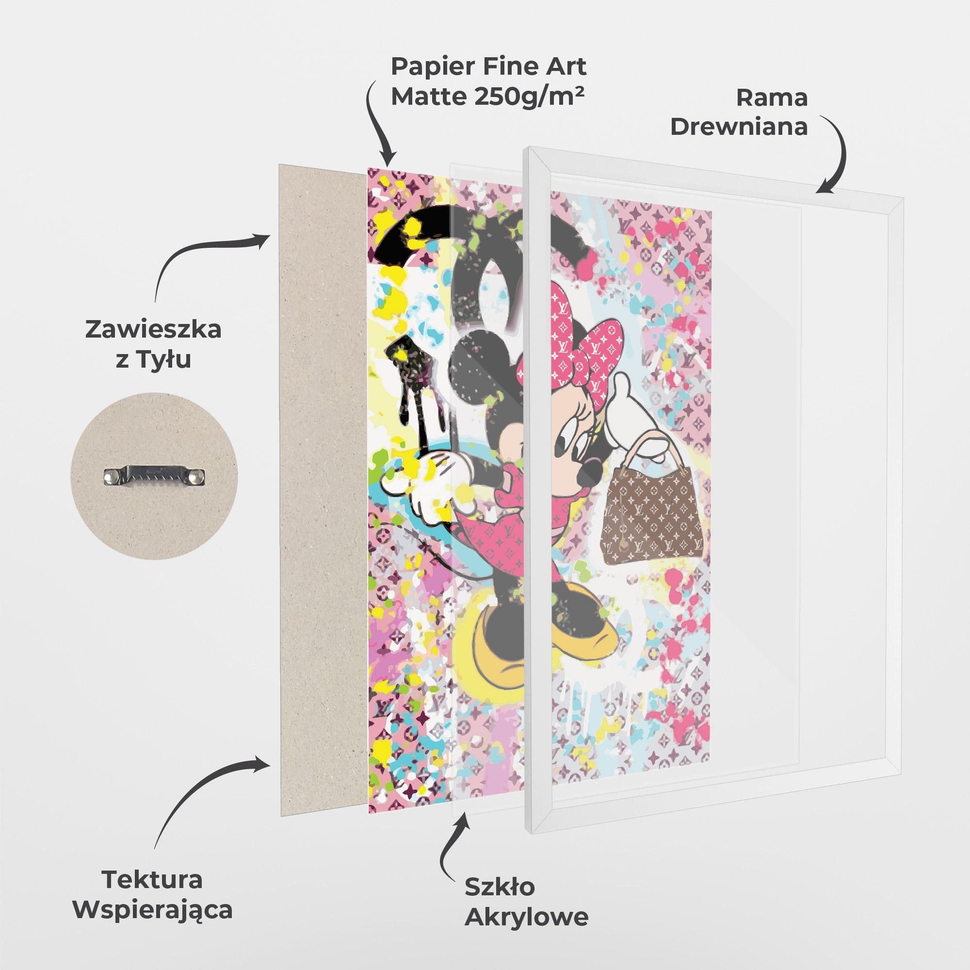 Plakat w Ramie Minnie Comes Back In Fashion mockup 1